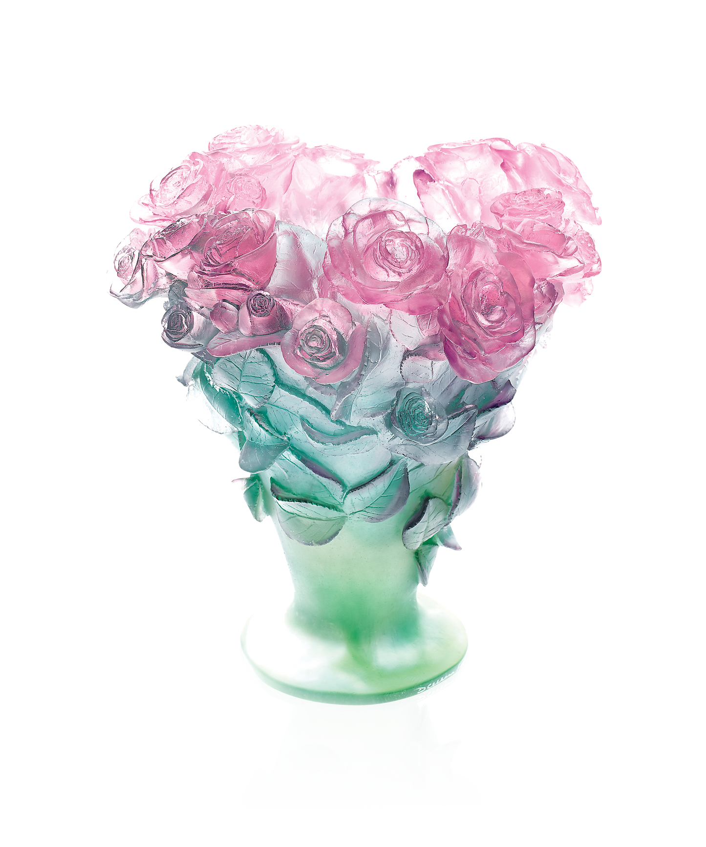 Roses Vase Rose et vert