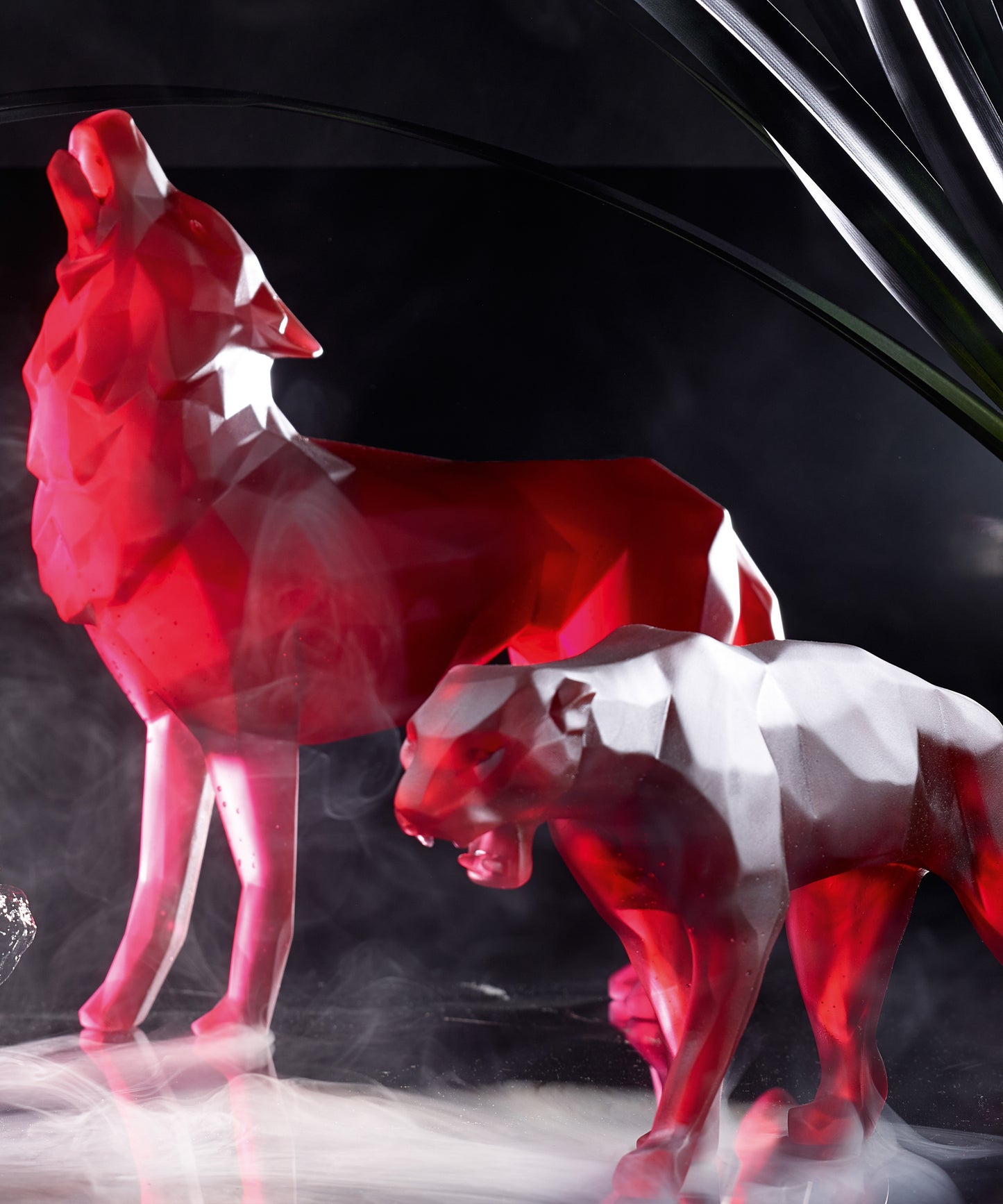 Small Wild Panther Red by Richard Orlinski 375ex