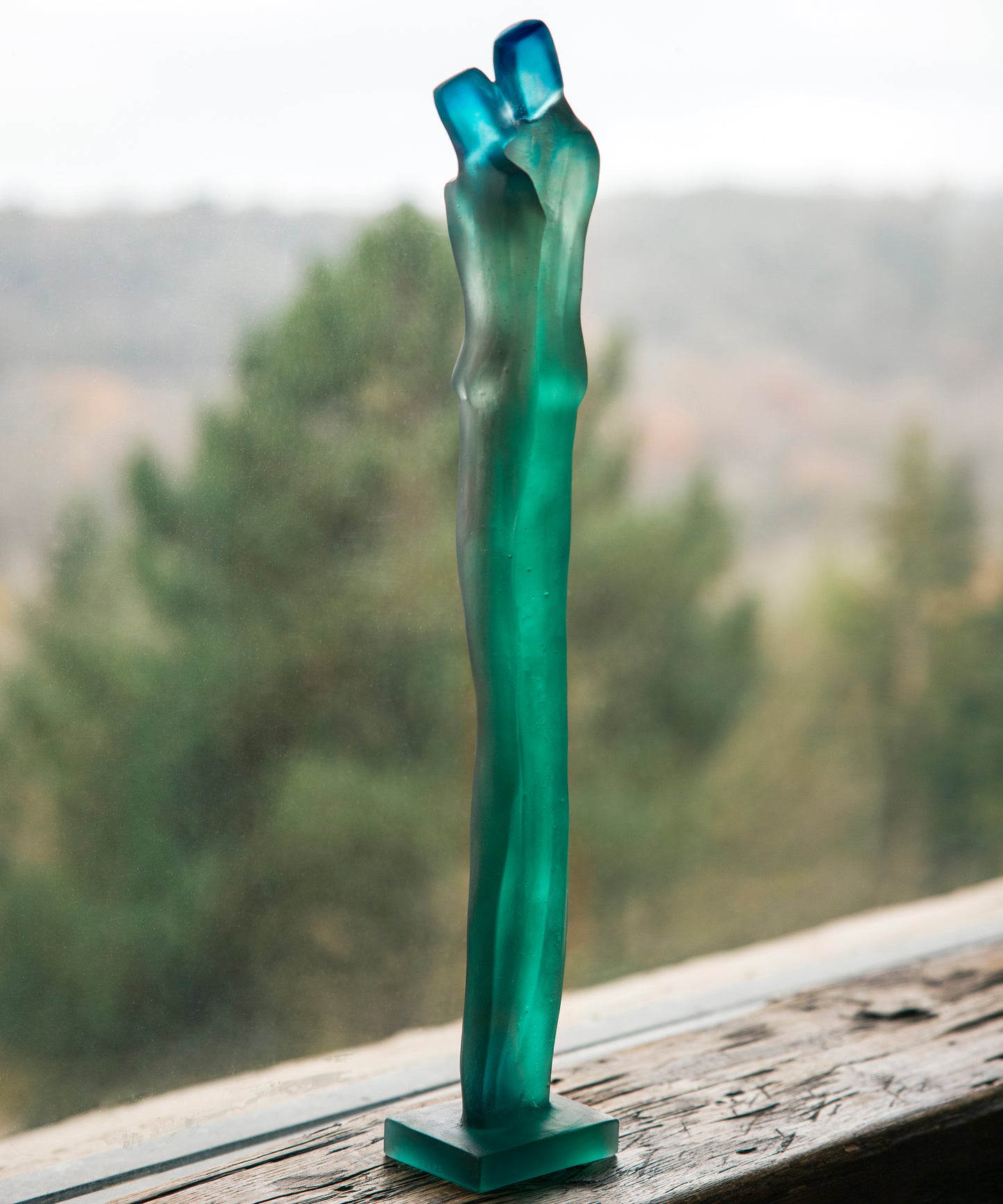 Départ Blue and green by Laurence Bonnel 175ex