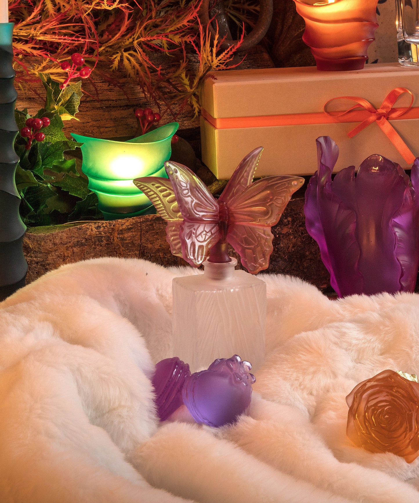 Butterfly couple prestige perfume bottle