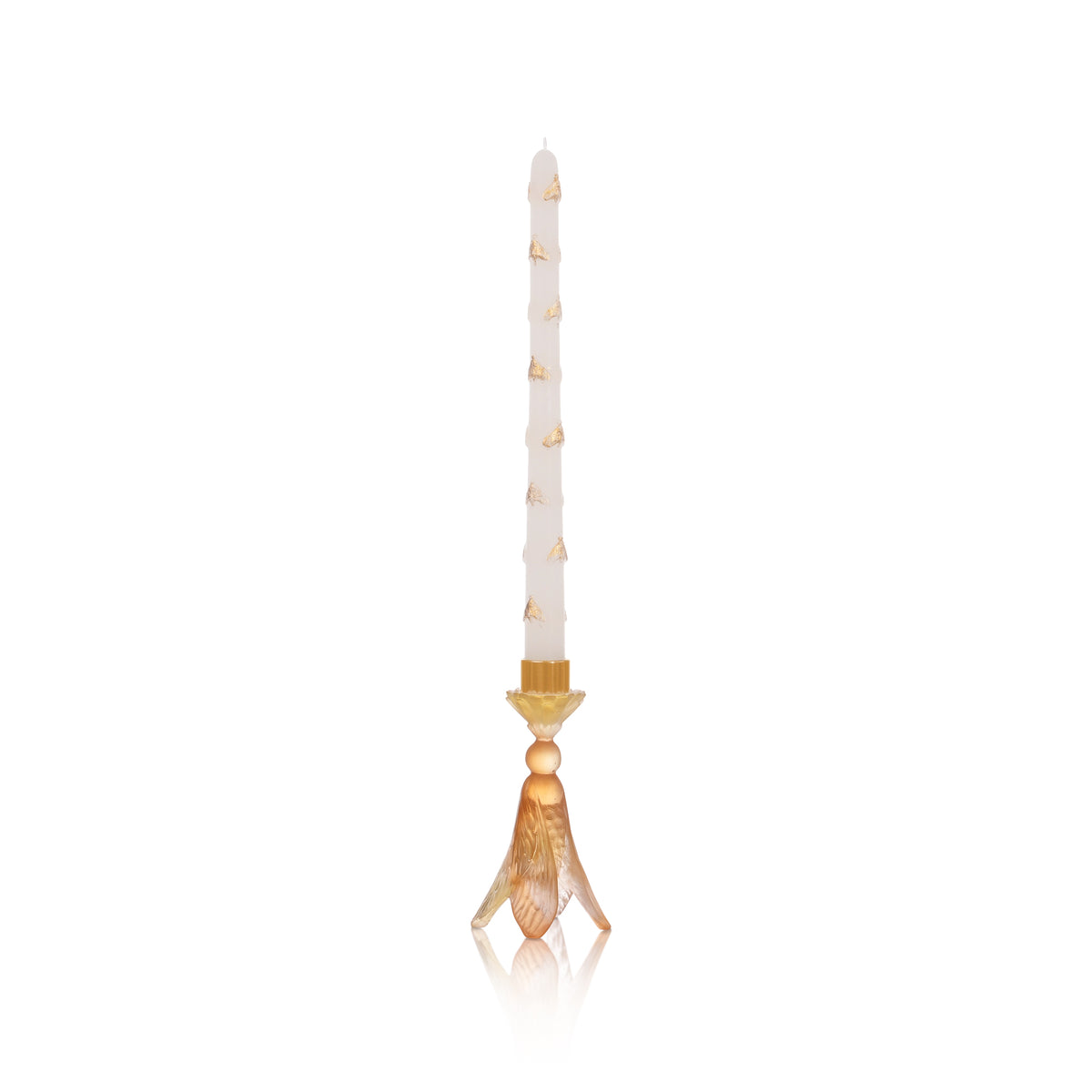 Or d'Abeille Candle holder and taper candle