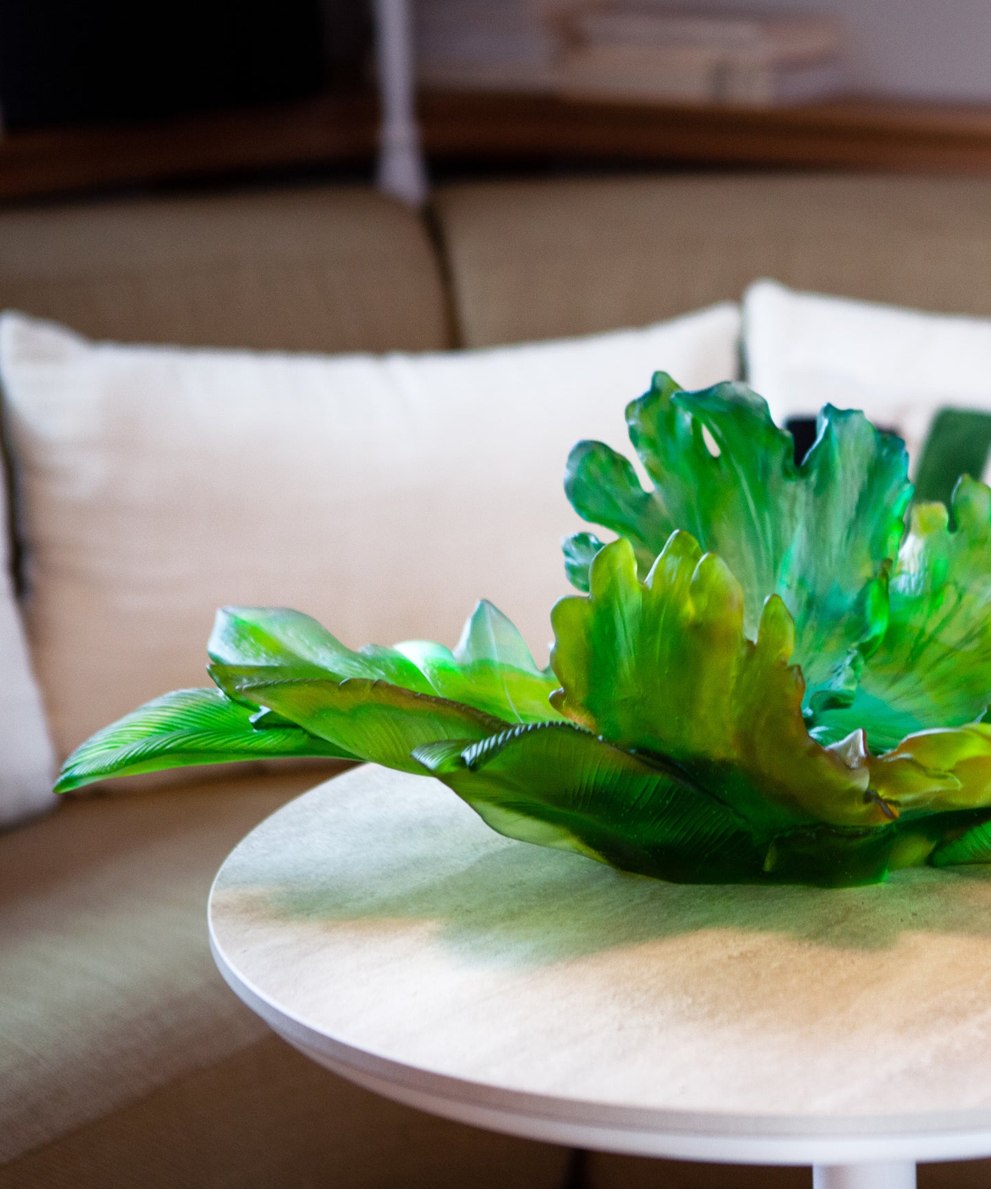 Bornéo Centre de table magnum de Emilio Robba 225ex - Daum