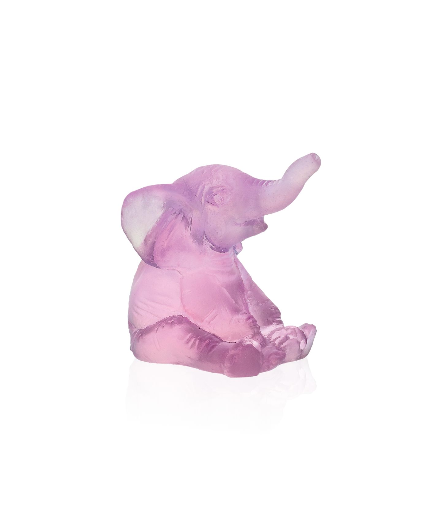 Mini éléphant Rose - Daum