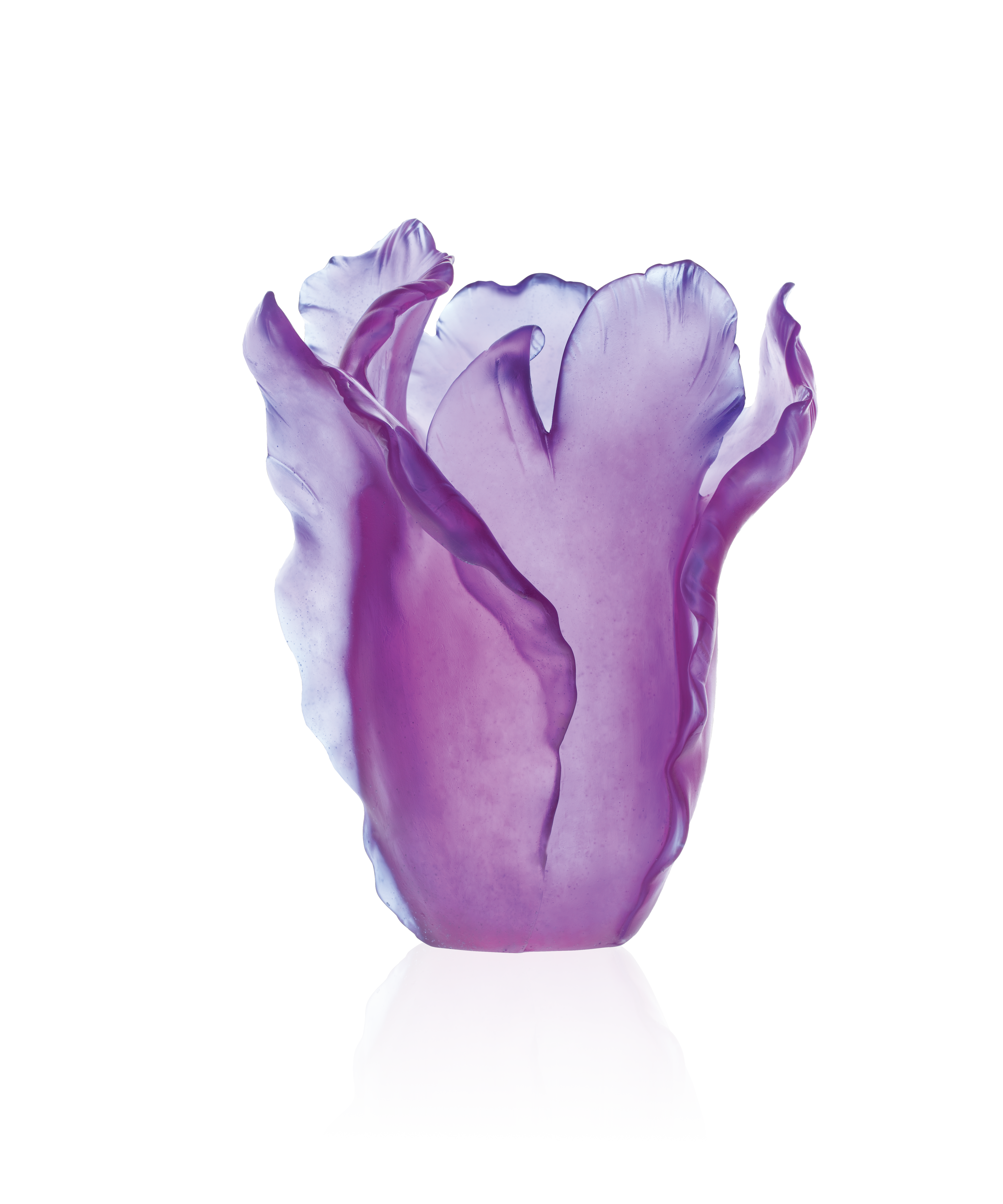 Tulipe Vase grand modèle Ultraviolet | Daum