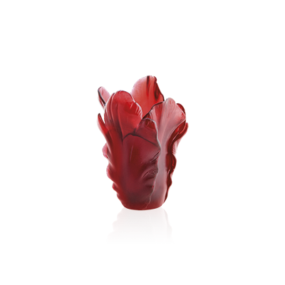 Red Tulipe vase – Daum Site Officiel