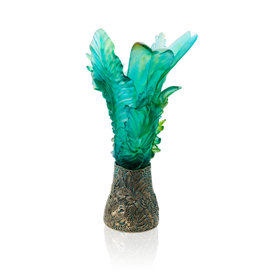 Vase Prestige Bornéo Tropical en cristal