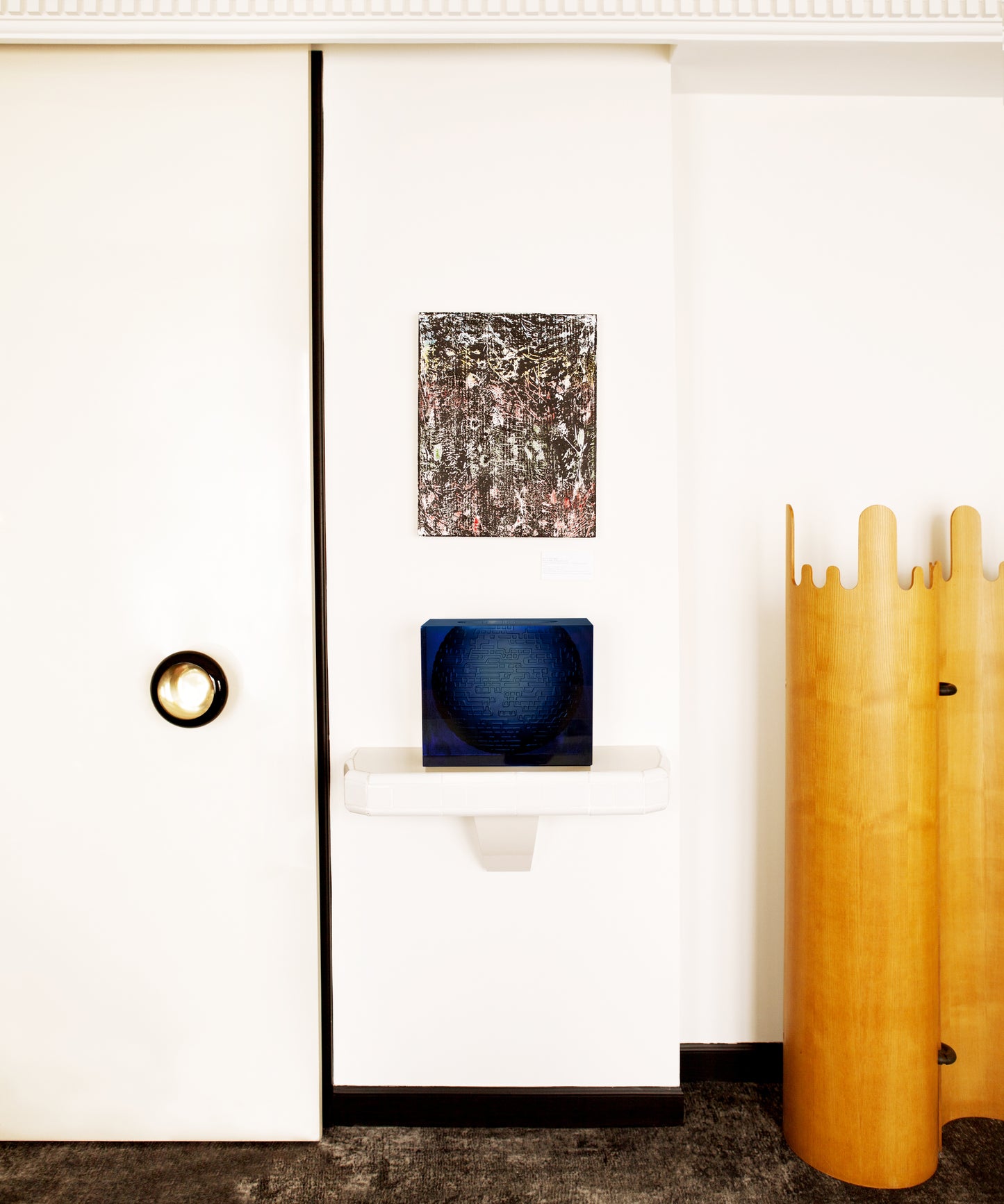 Kumara vase Blue by Jean-Marie Massaud 25ex