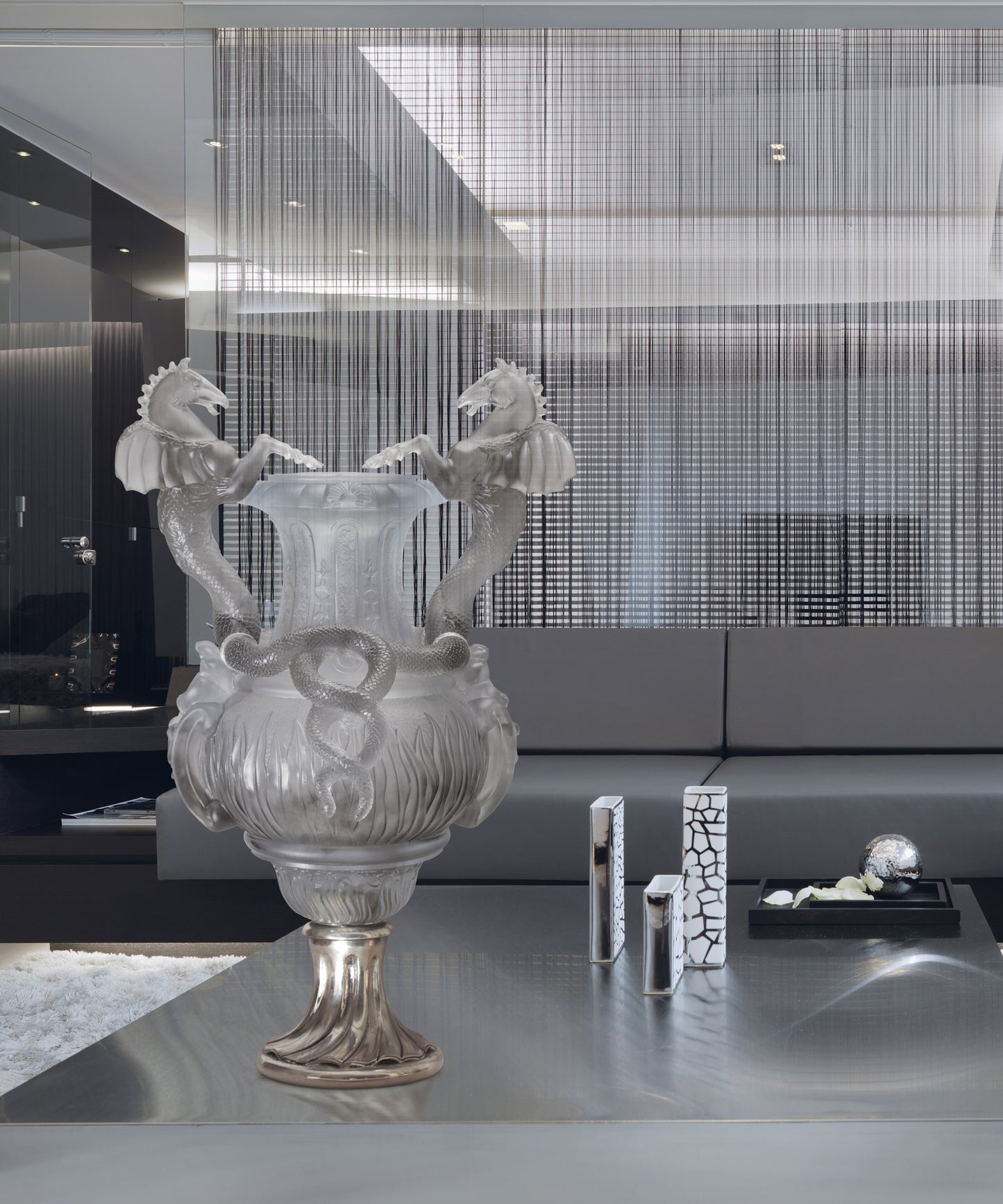 Vase chevaux ailés Gris 50ex