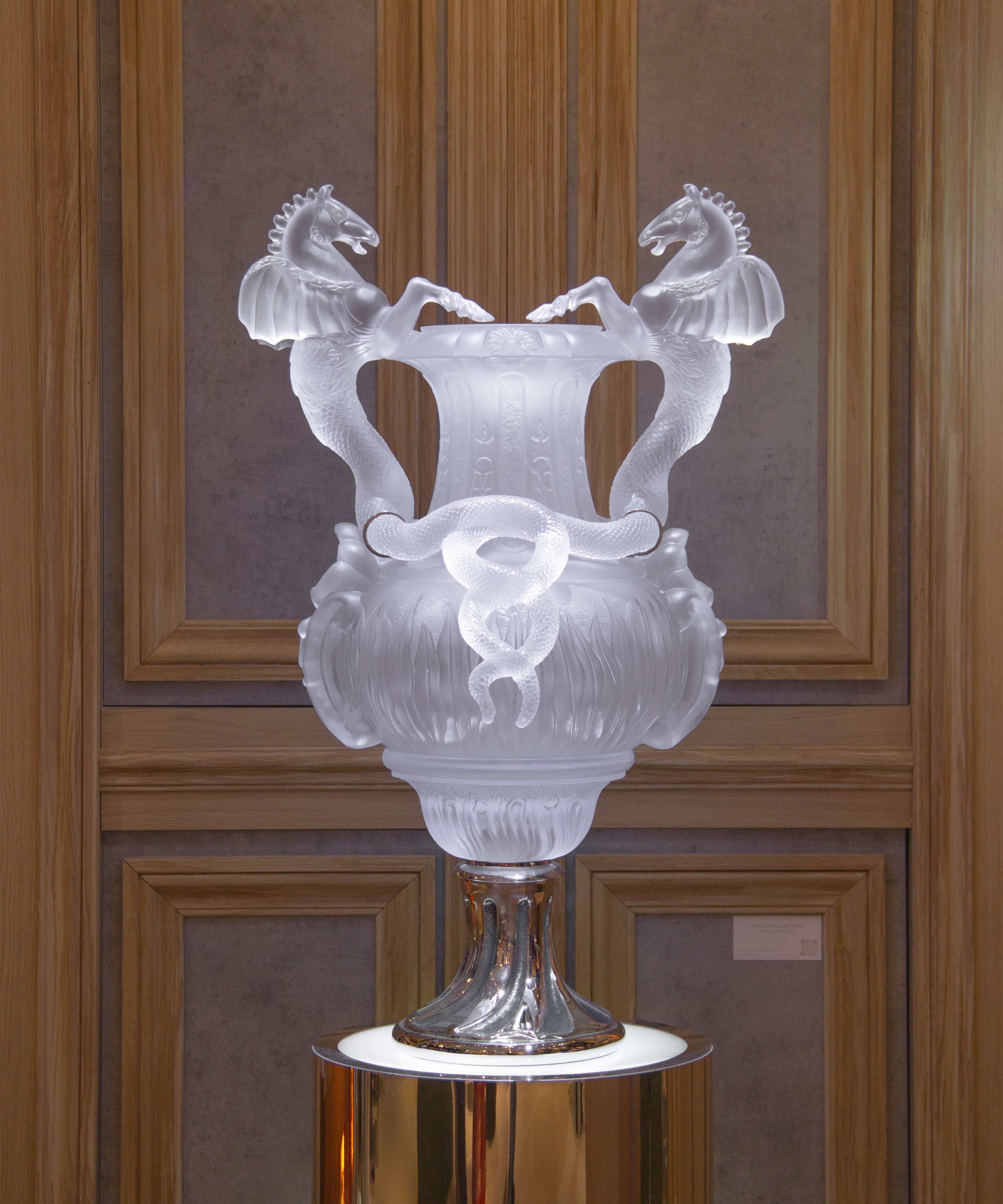 Vase chevaux ailés Blanc 8ex