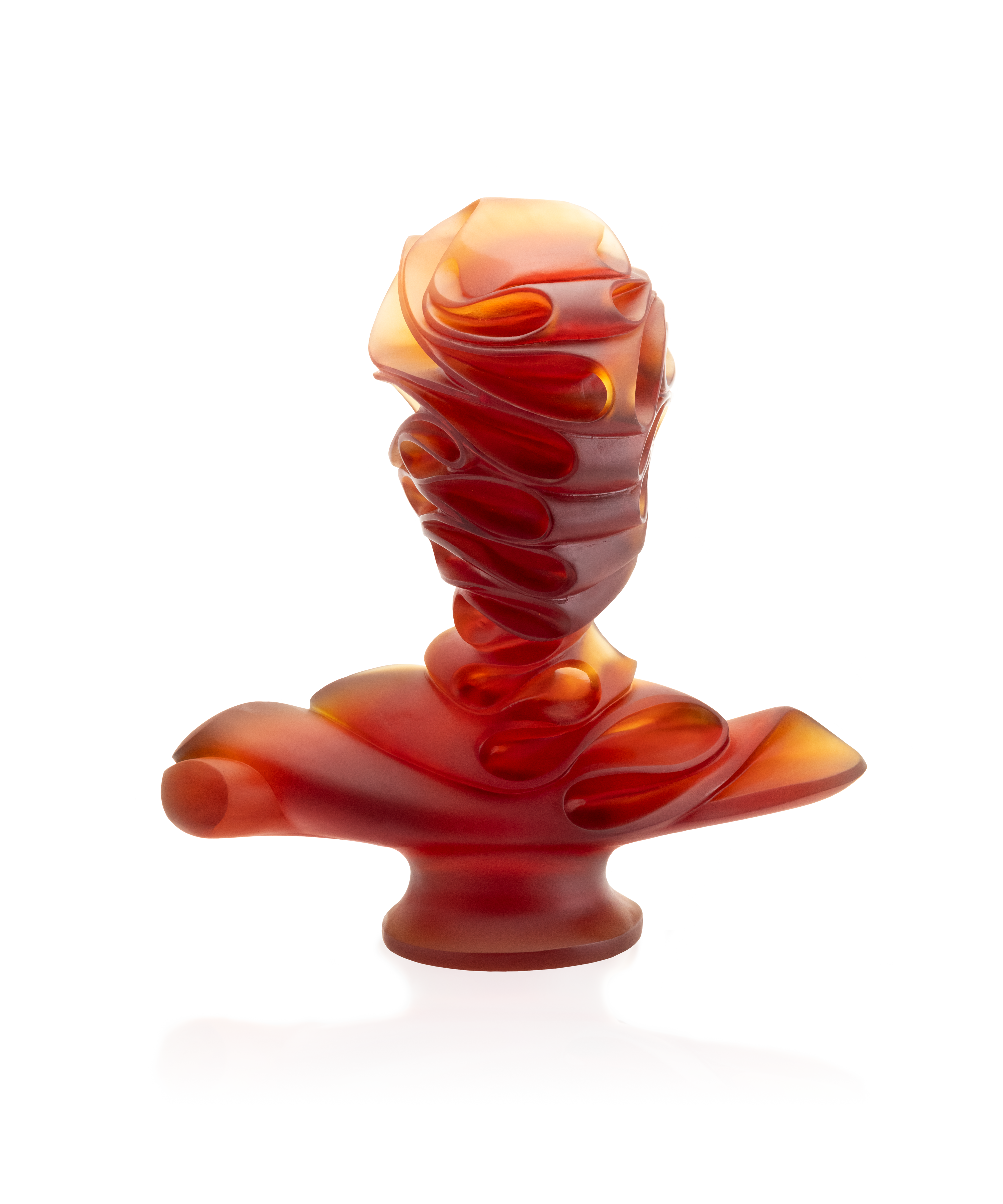 Masque de Verre Ambre de Jean Faucheur 75ex