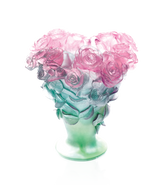 Roses Vase Rose et vert