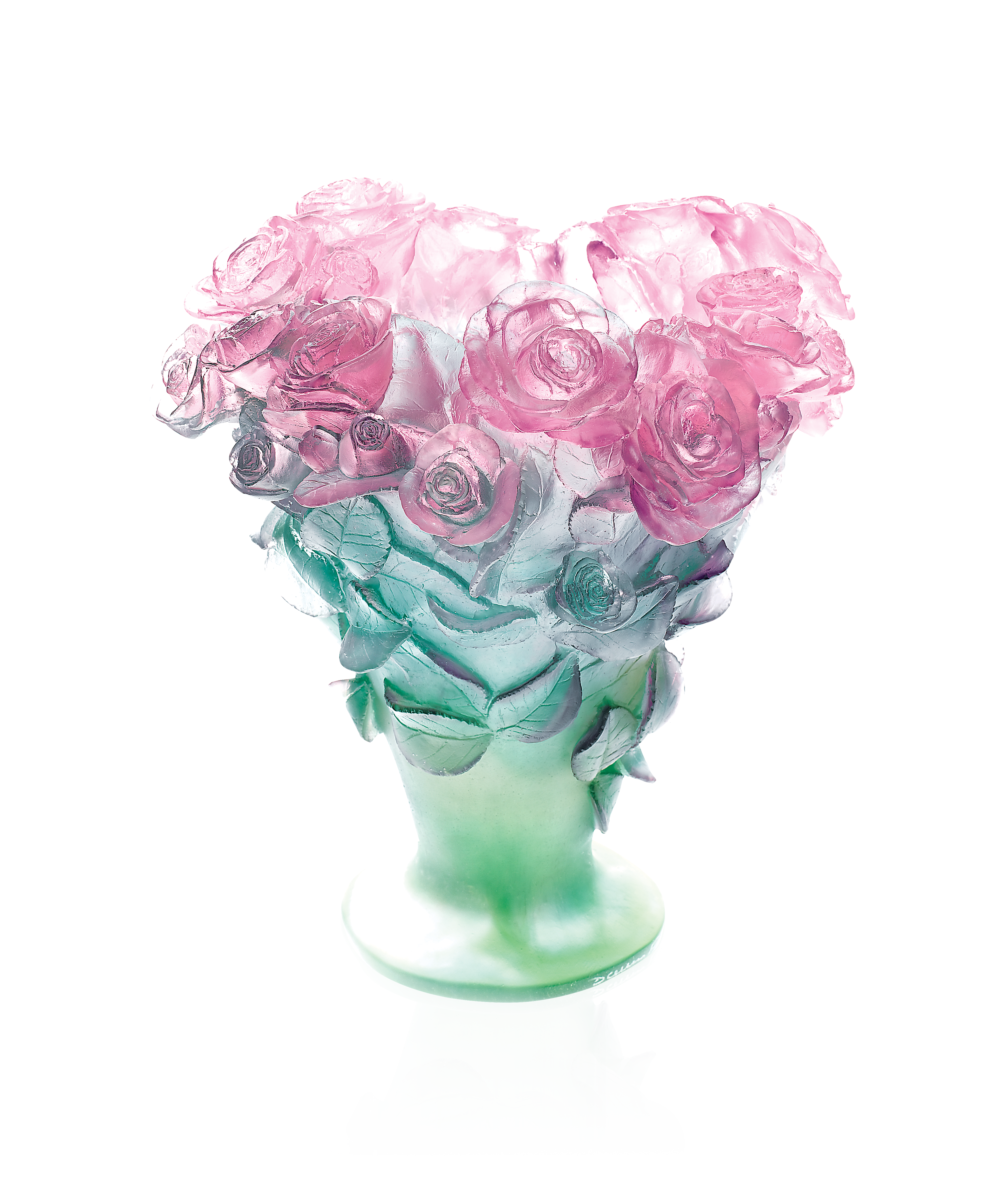 Roses Vase Rose et vert