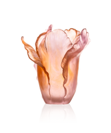 Tulipe Vase grand modèle ambre rose 99ex