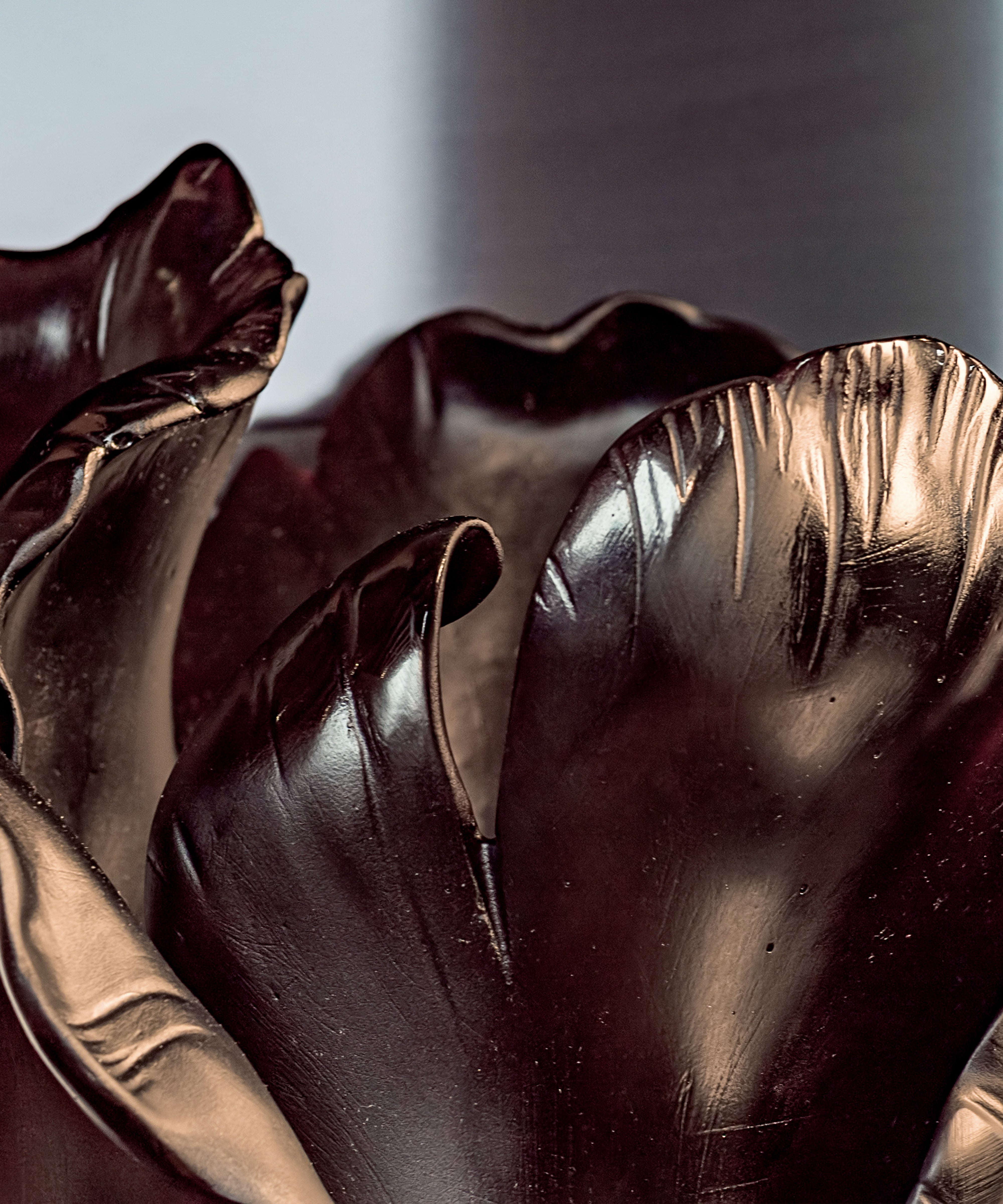 Tulipe Vase grand modèle Noir