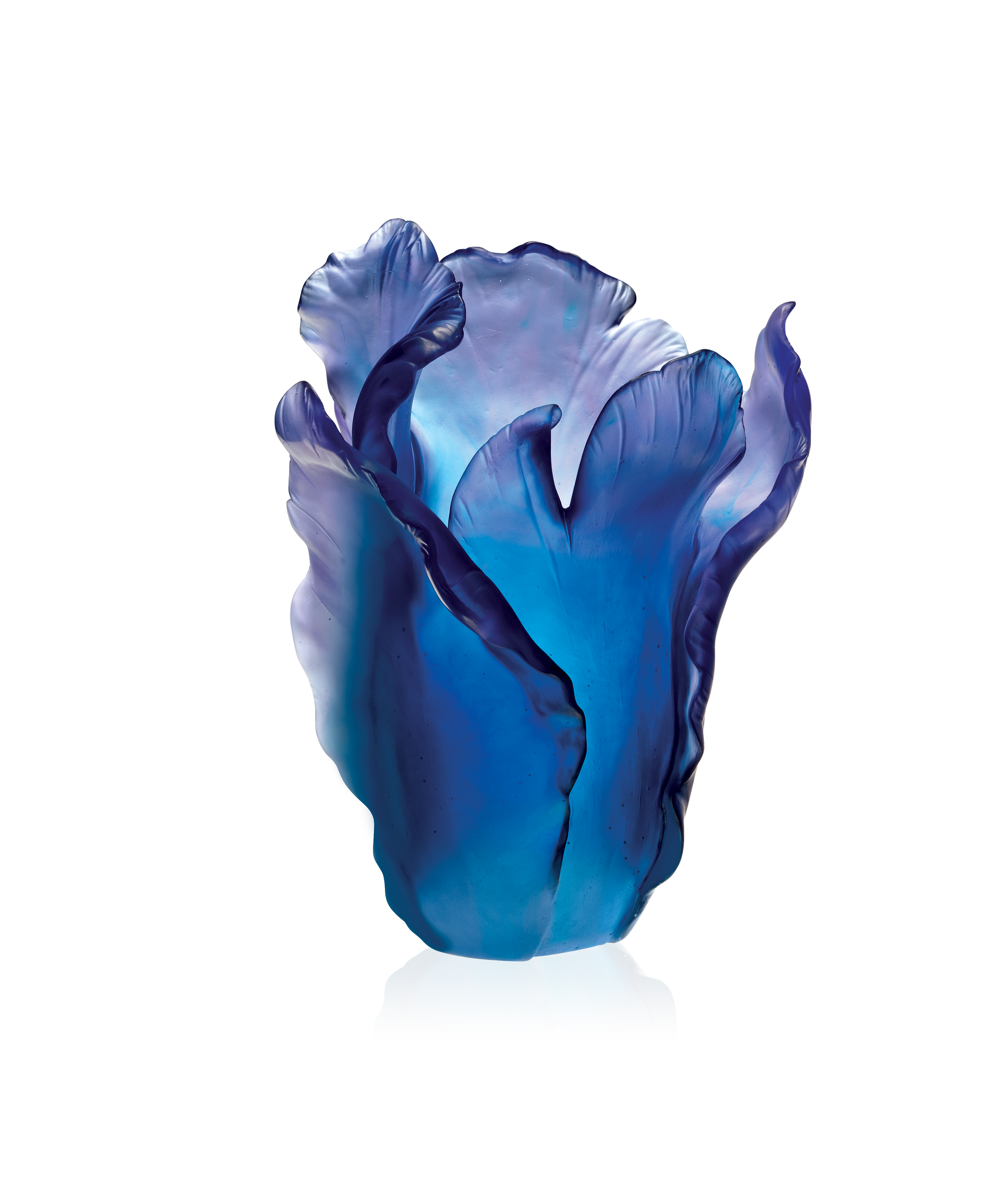 Tulipe Vase grand modèle Bleu