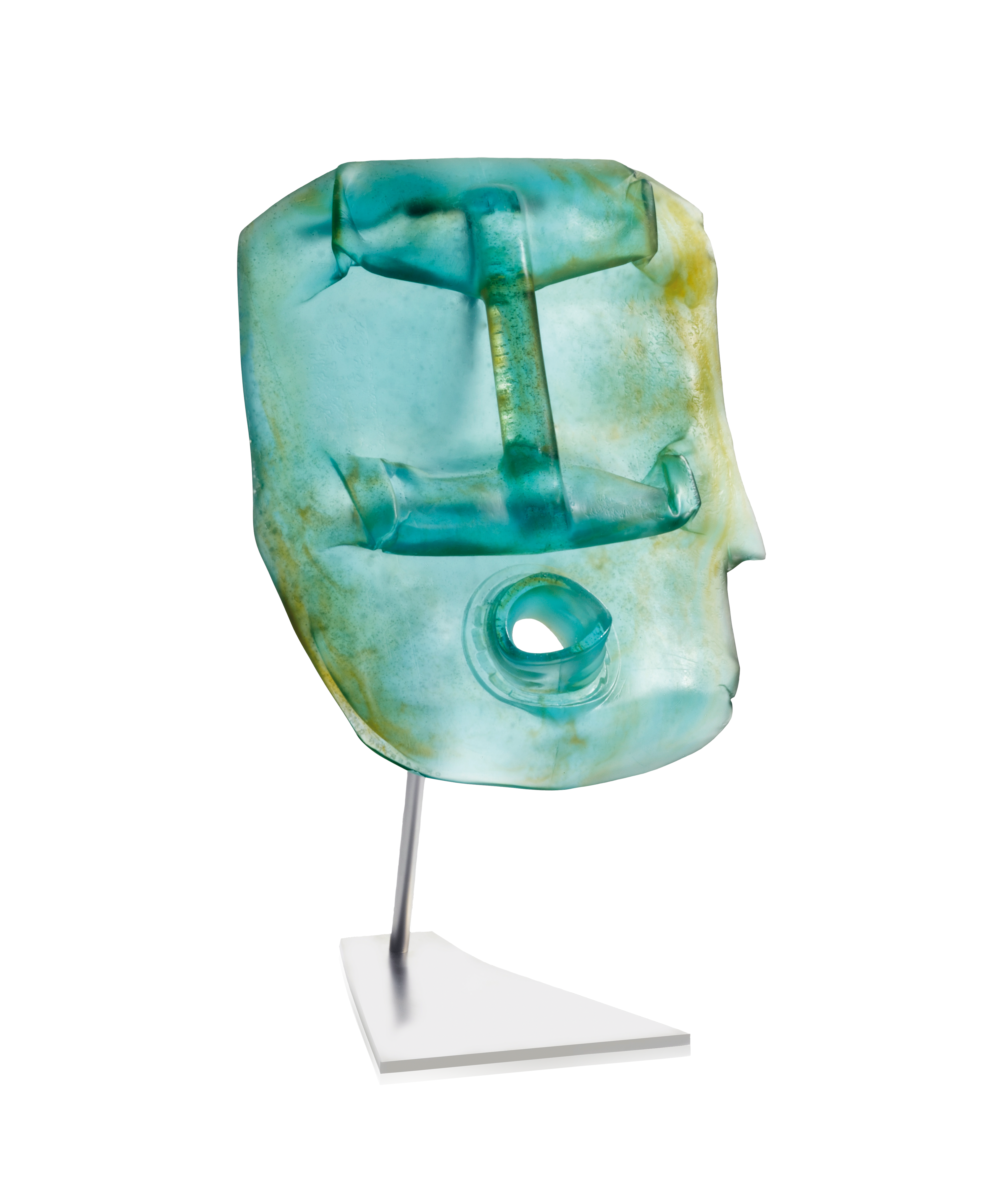 Blue Oil Head de Romuald Hazoumé 175ex