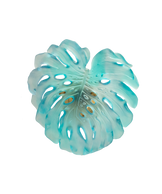 Monstera Wall Leaf, small size Turquoise by Emilio Robba