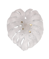 Monstera Feuille murale grand modèle Blanche de Emilio Robba