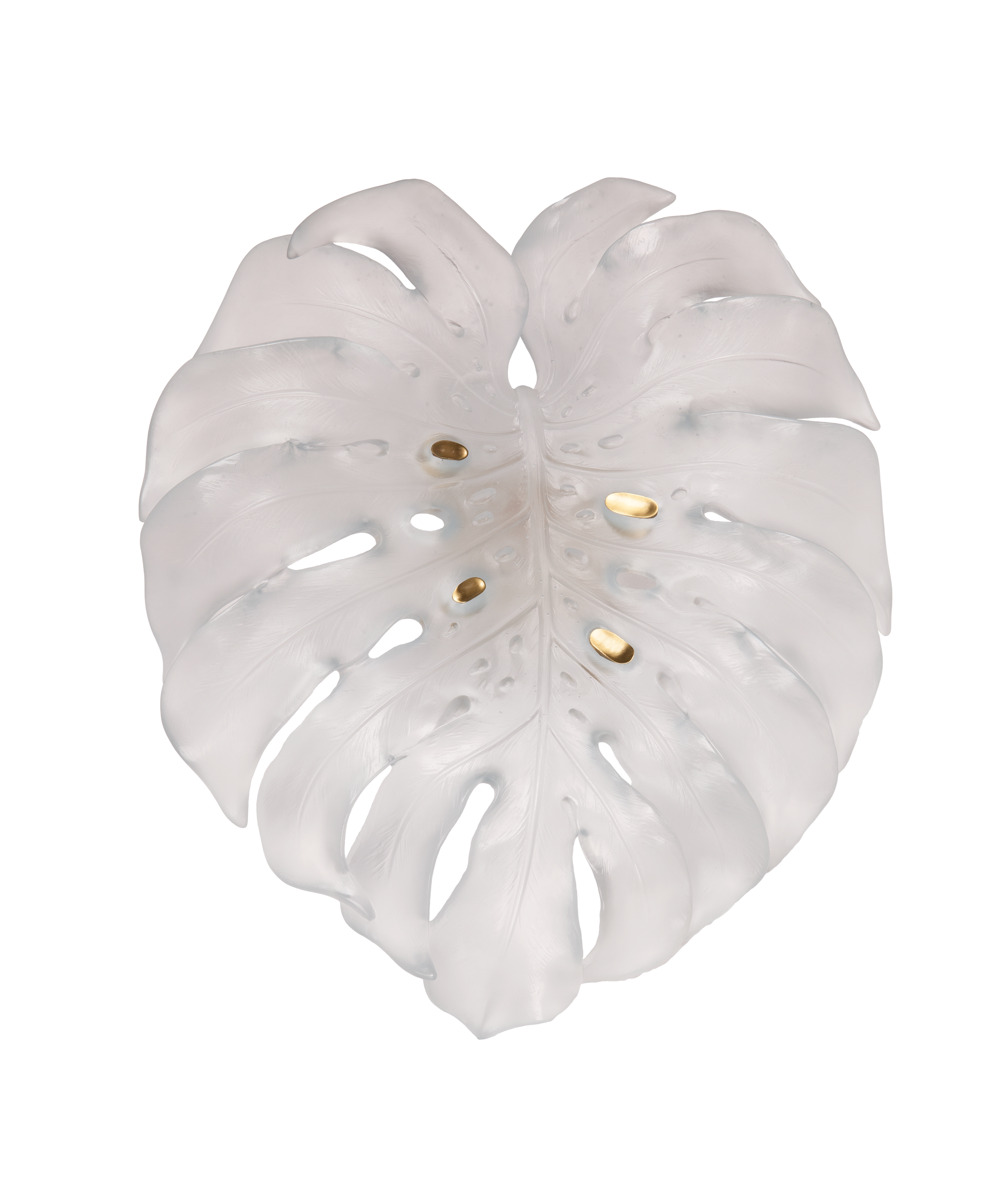 Monstera Feuille murale grand modèle Blanche de Emilio Robba