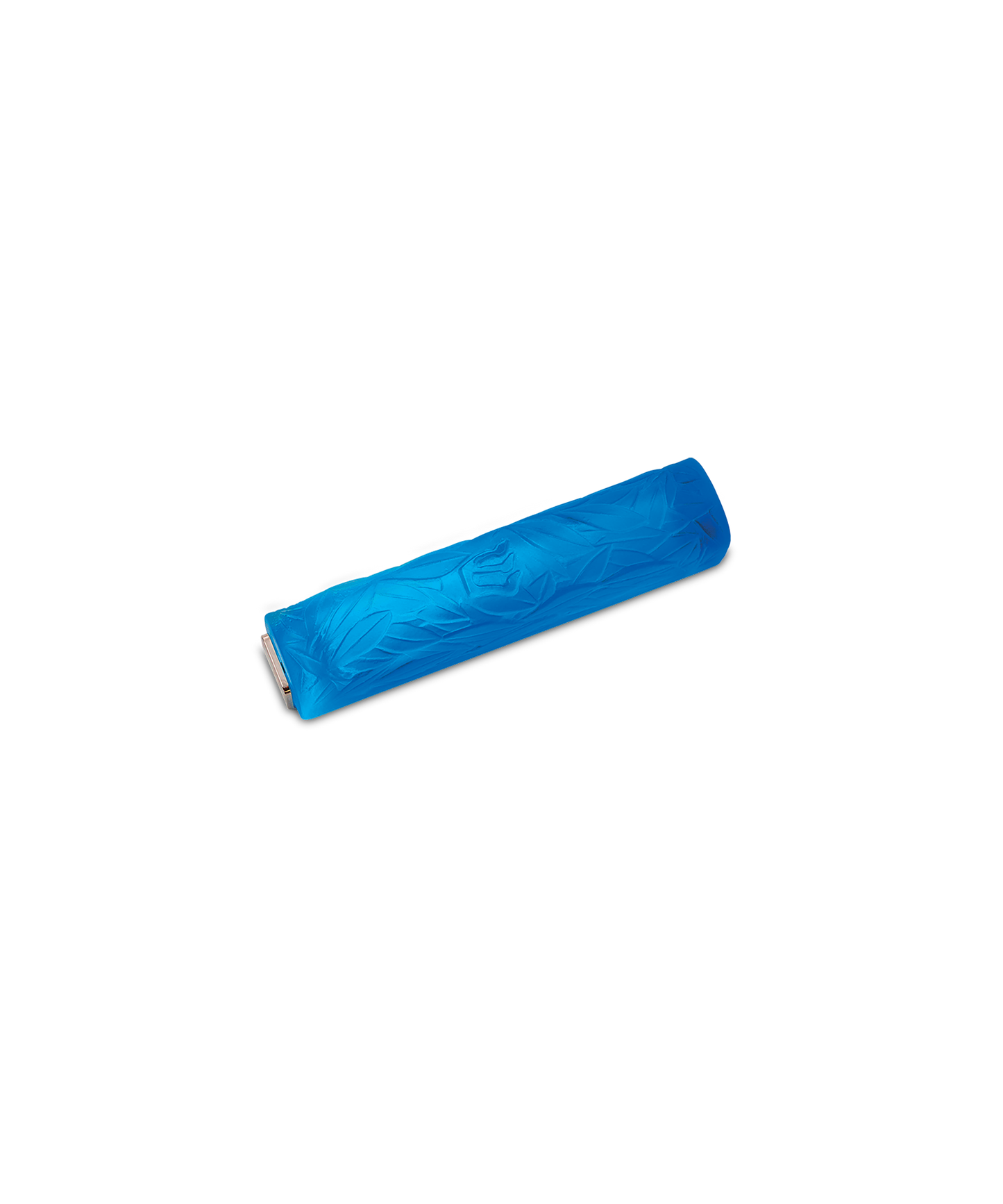 Olive leaf Mezuzah Blue