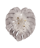 Monstera Applique grand modèle Grise de Emilio Robba