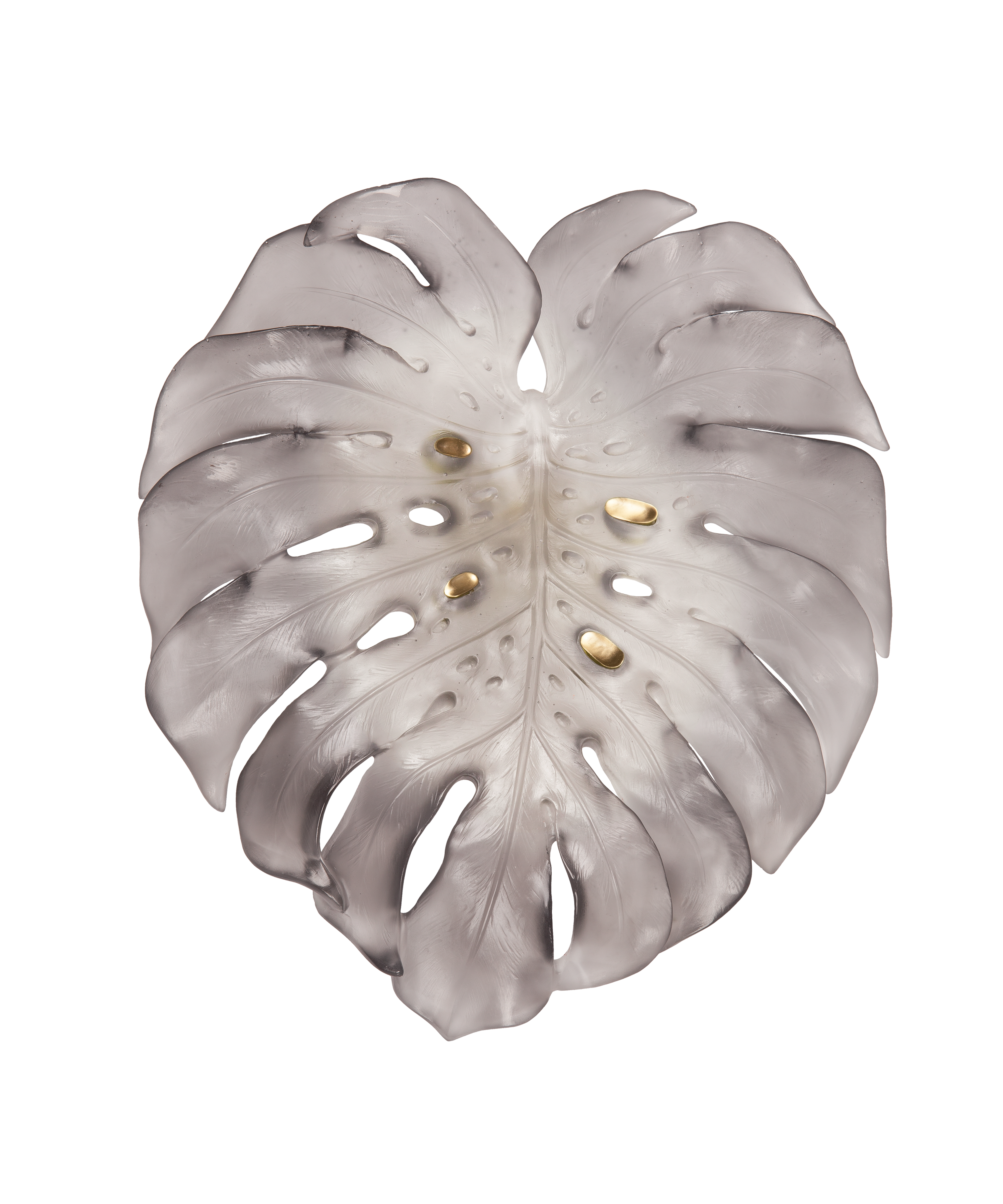 Monstera Applique grand modèle Grise de Emilio Robba