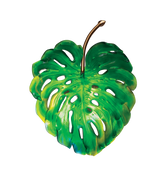 Monstera Applique petit modèle Verte de Emilio Robba