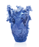 Cavalcade Vase grand modèle Bleu 175ex