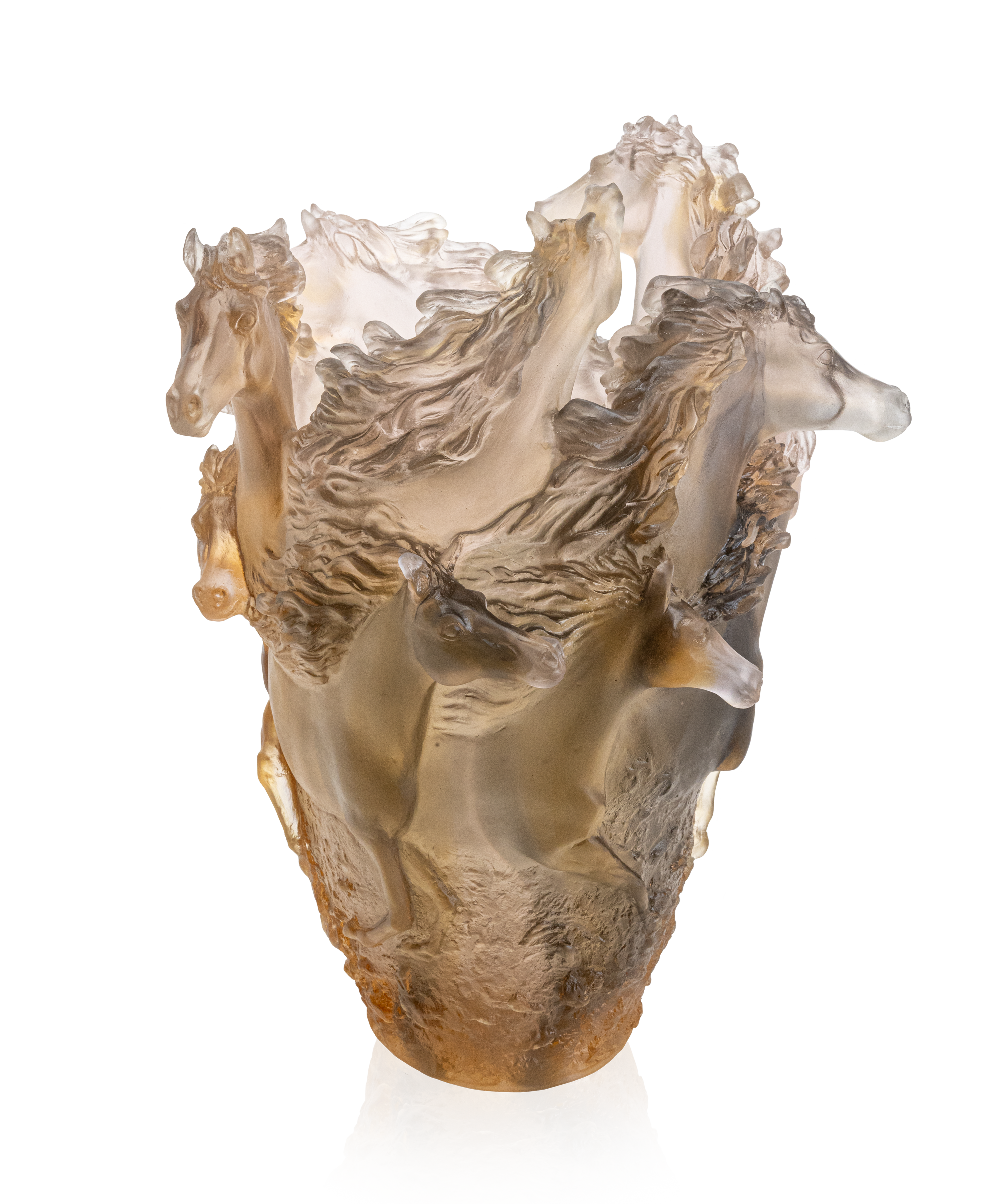 Cavalcade Vase grand modèle Brun glacé 500ex