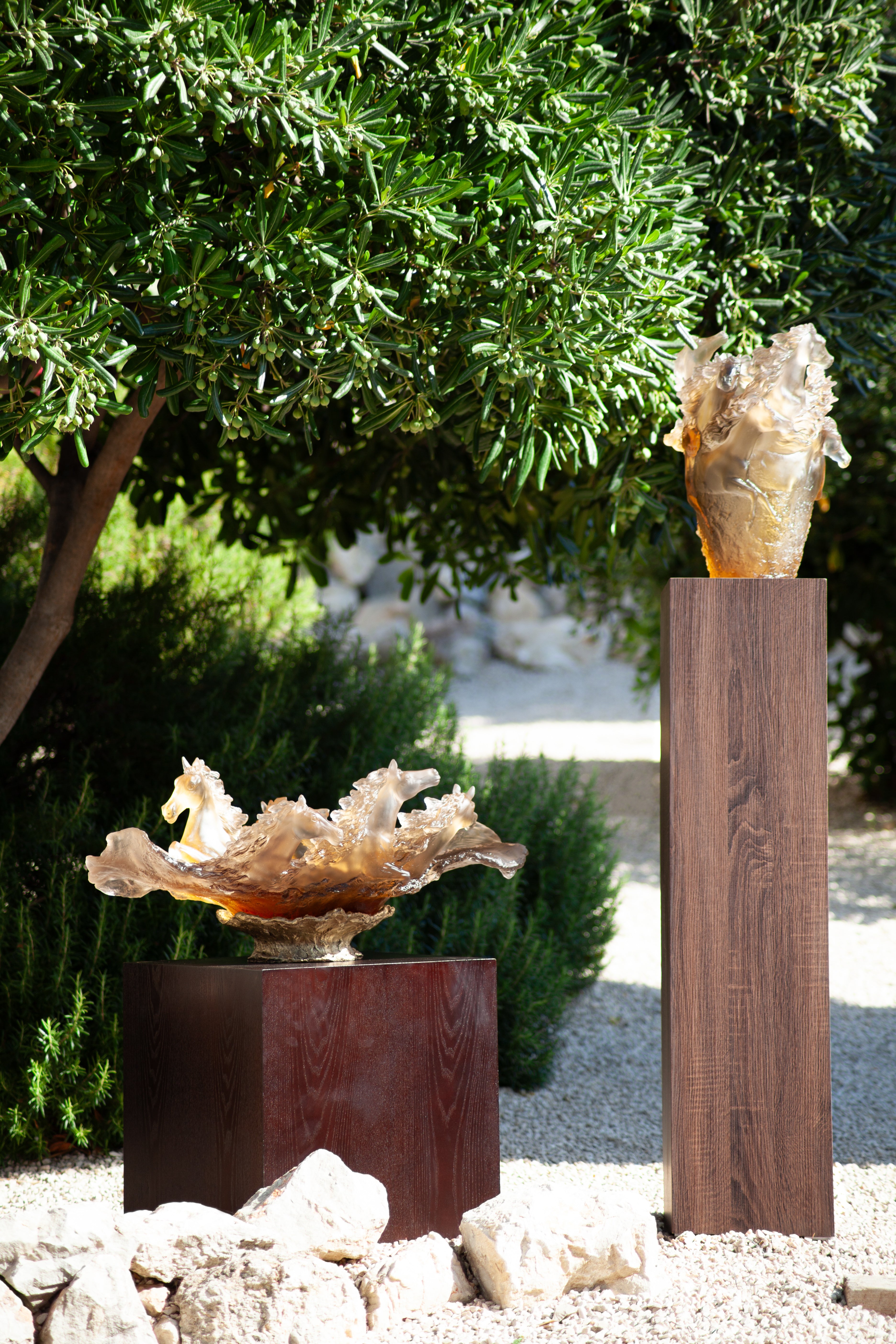 Vase Cavalcade en cristal - Collection élégante | Daum
