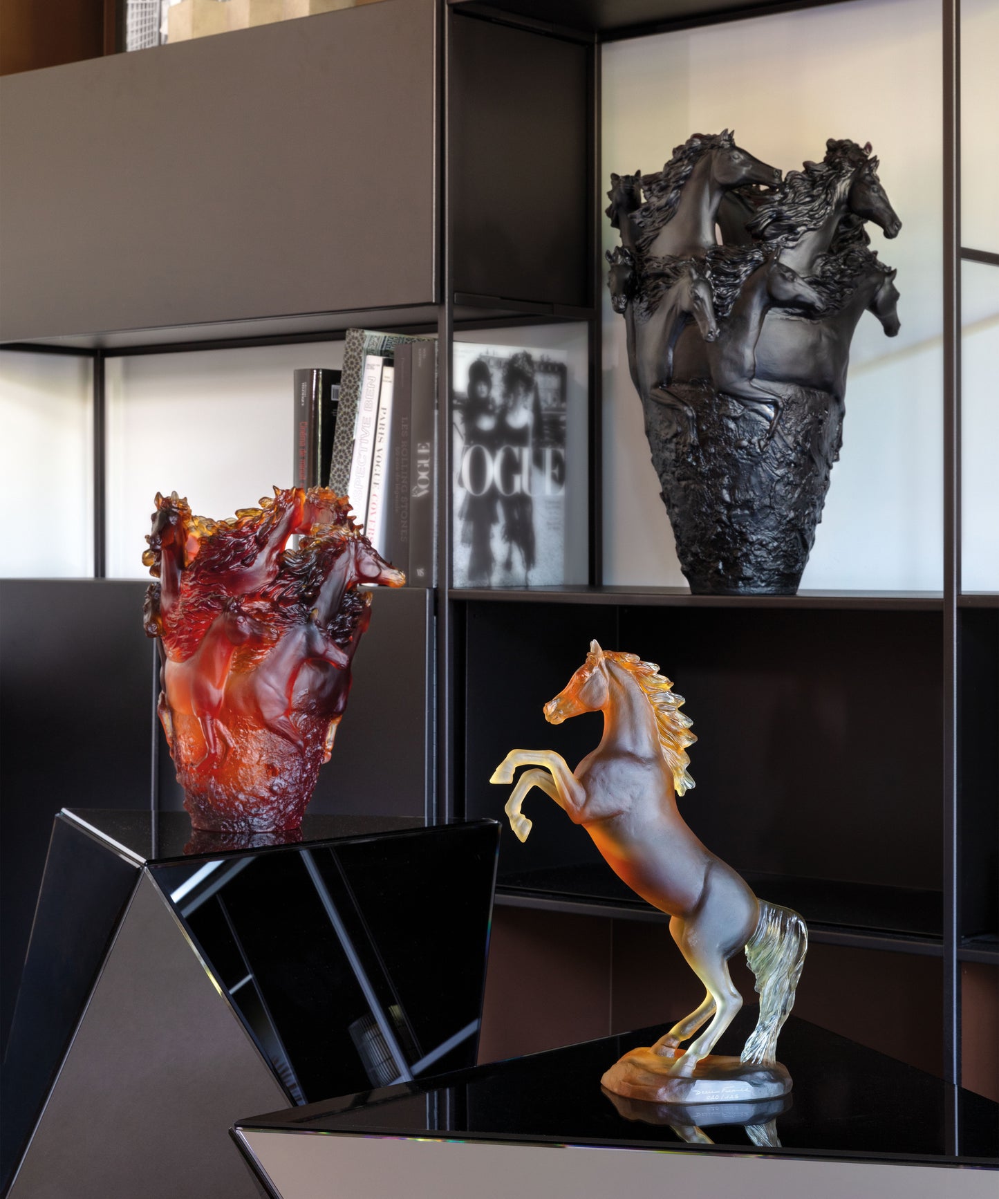 Cavalcade Vase magnum Noir 175ex