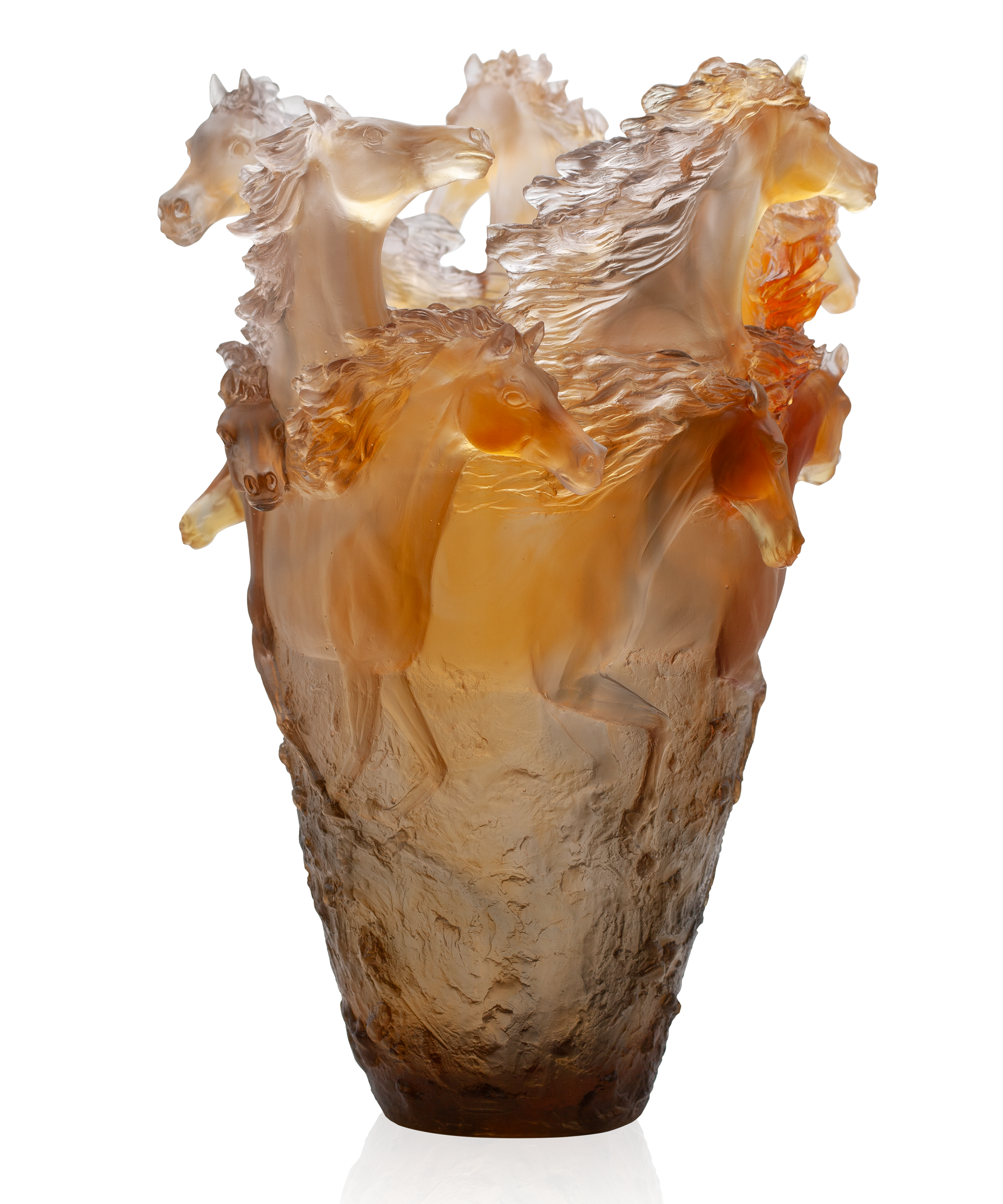 Cavalcade Vase magnum Brun glacé 175ex