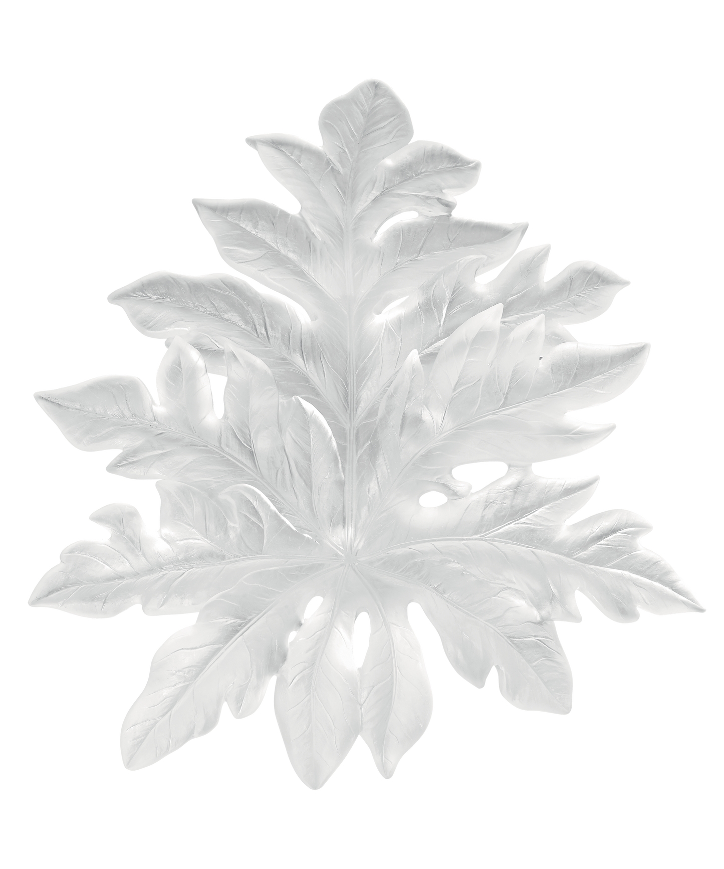 Bornéo Large wall leaf White by Emilio Robba