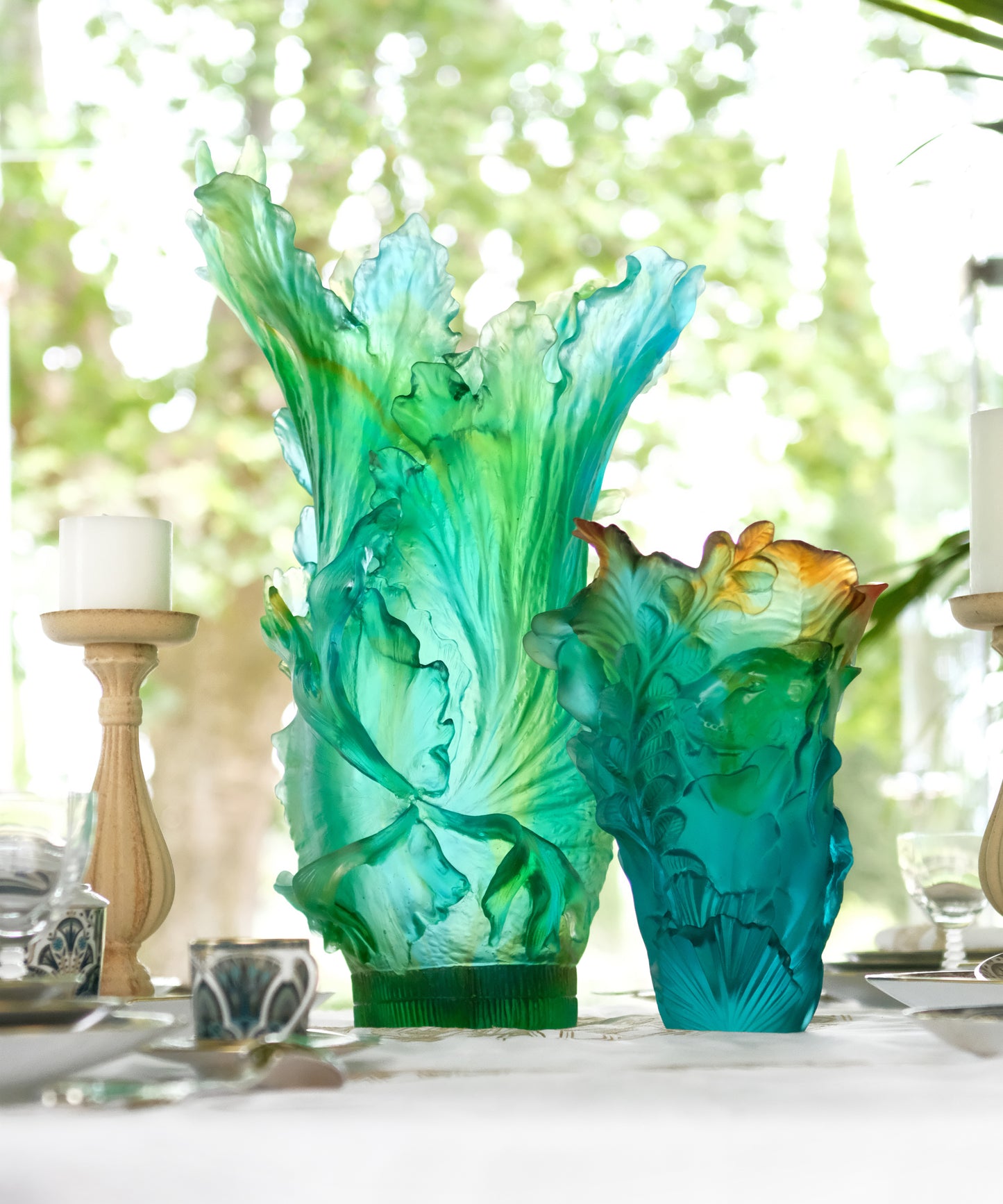 Bornéo Tropical Vase magnum de Emilio Robba 99ex