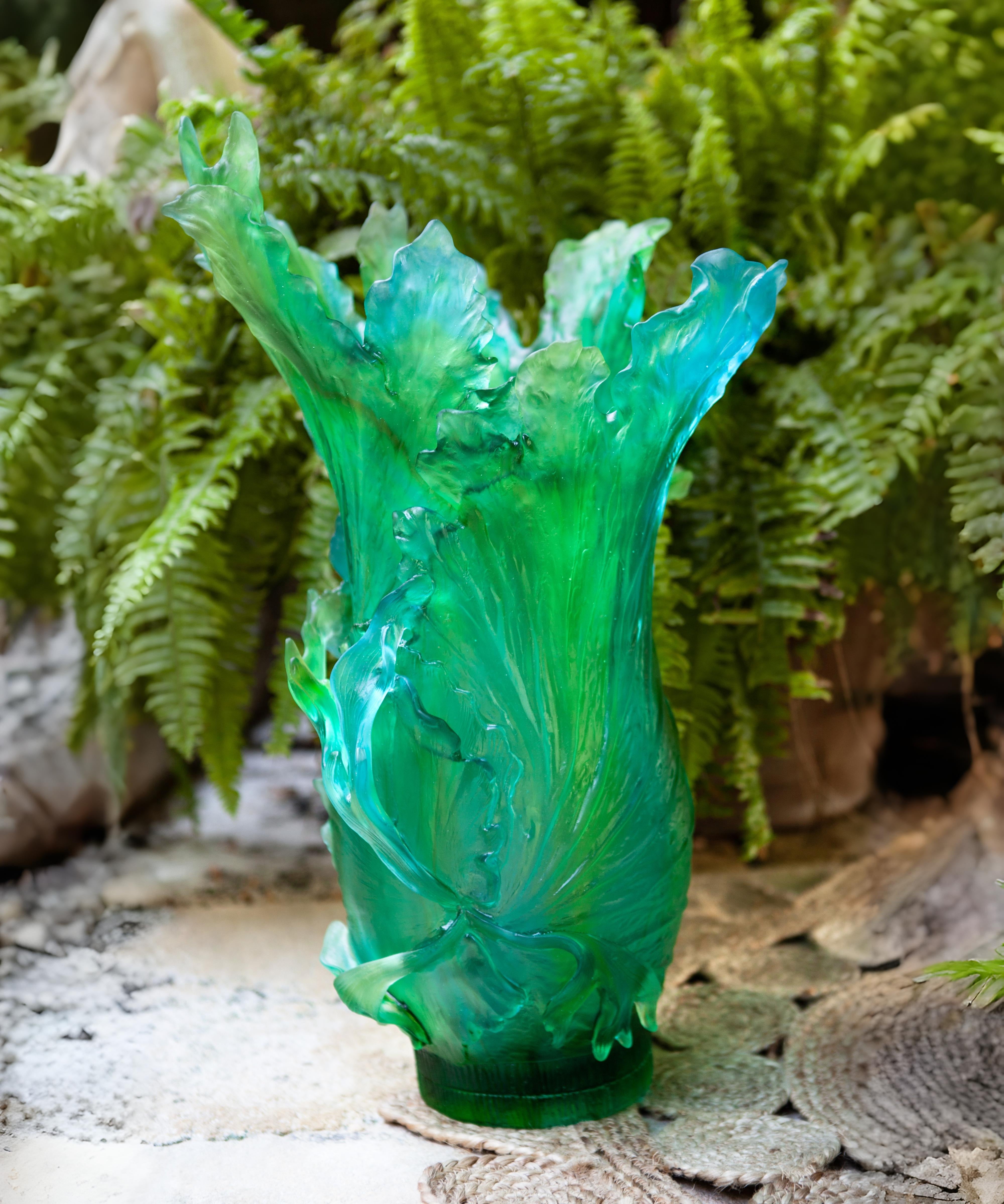 Bornéo Tropical Vase magnum de Emilio Robba 99ex