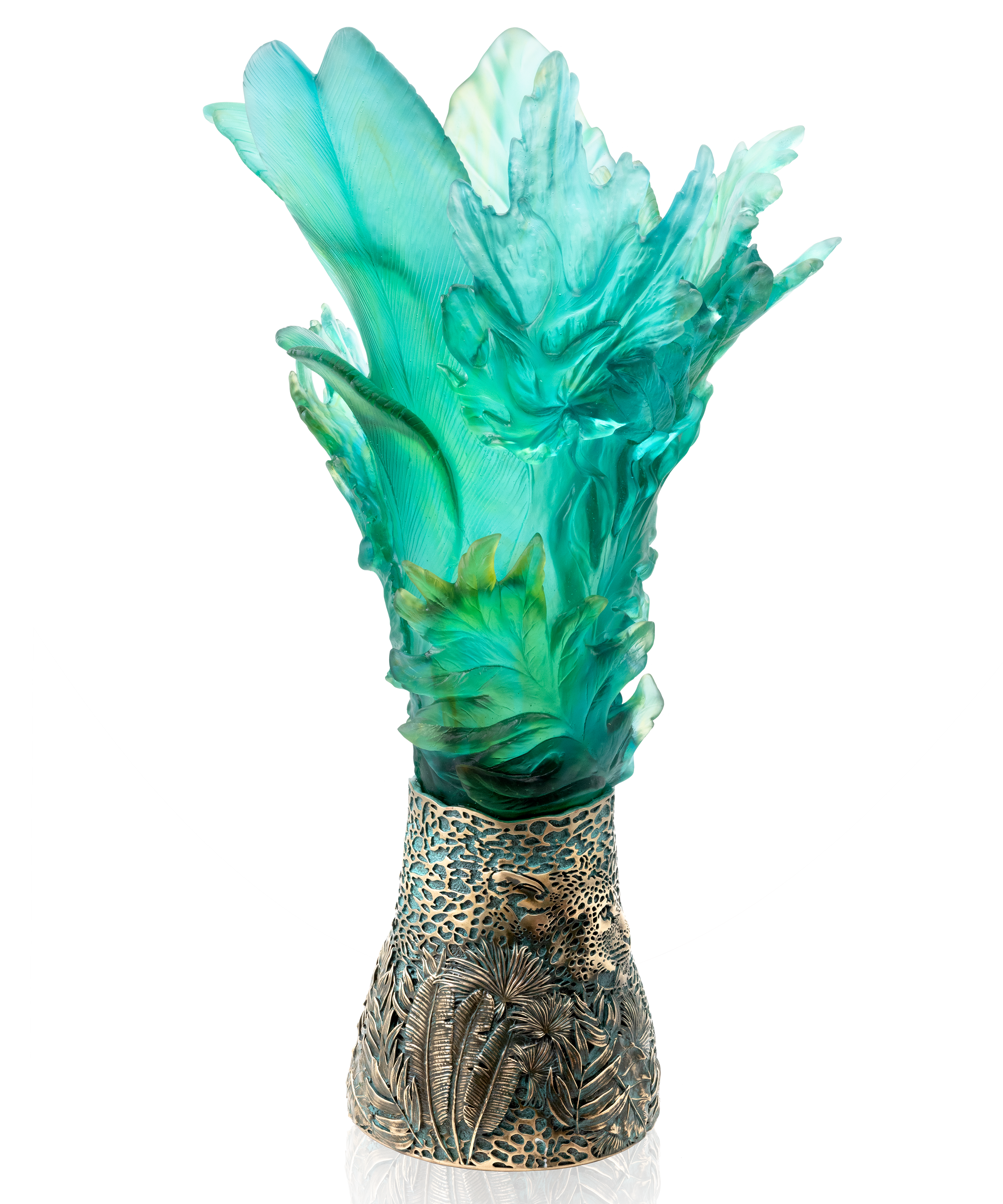 Bornéo Tropical Vase prestige de Emilio Robba 99ex