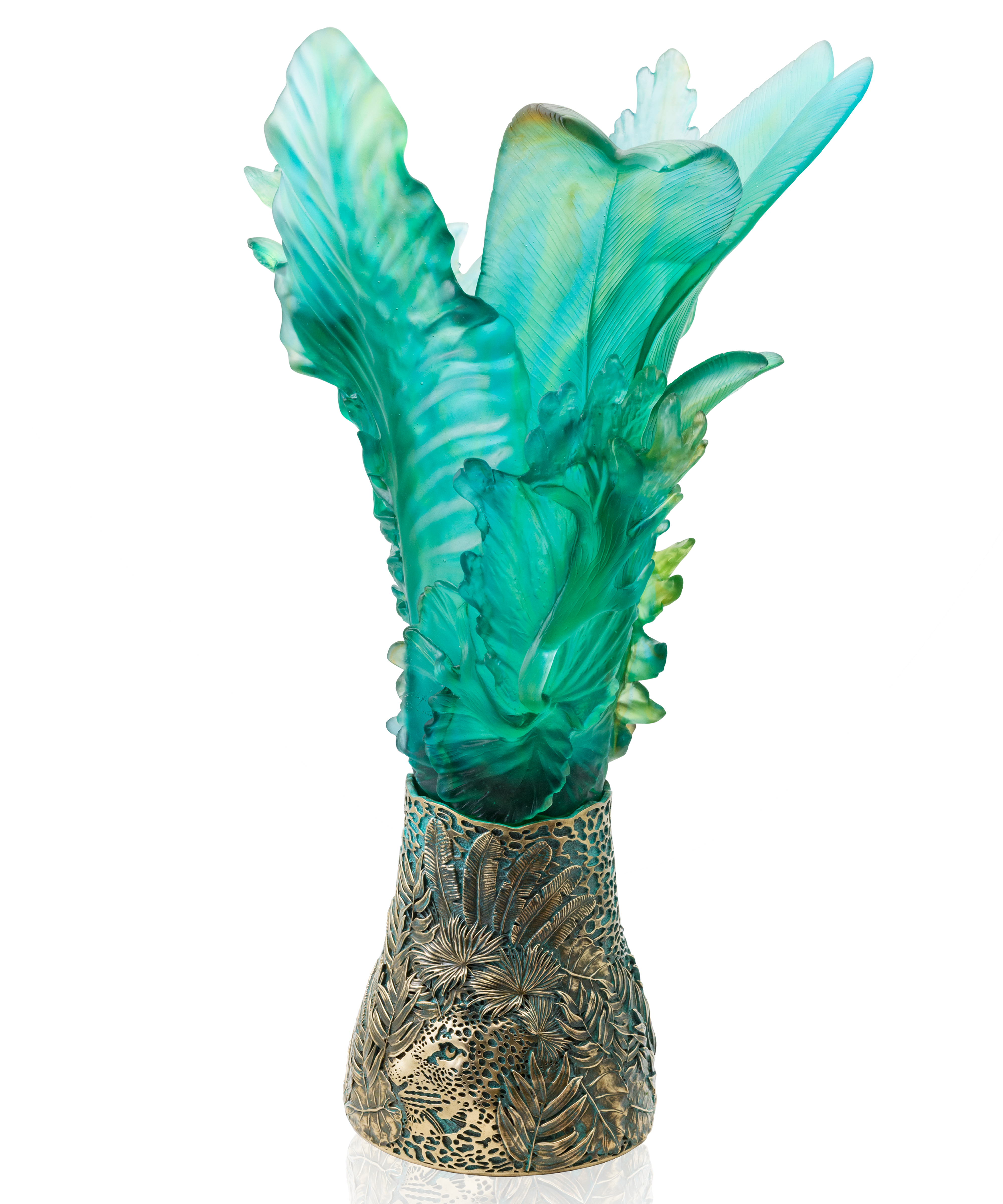 Bornéo Tropical Vase prestige de Emilio Robba 99ex