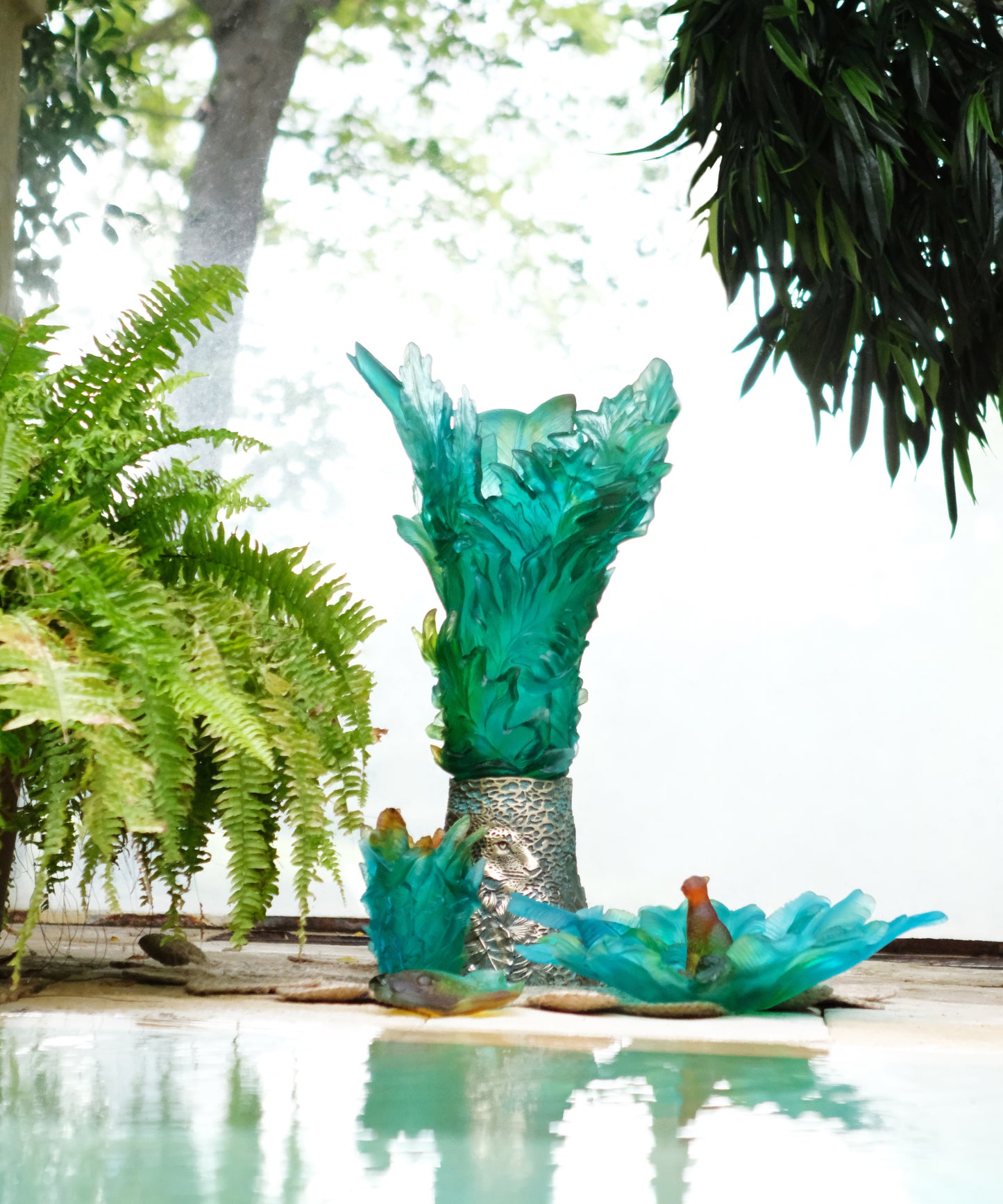 Bornéo Tropical Prestige vase by Emilio Robba 99ex