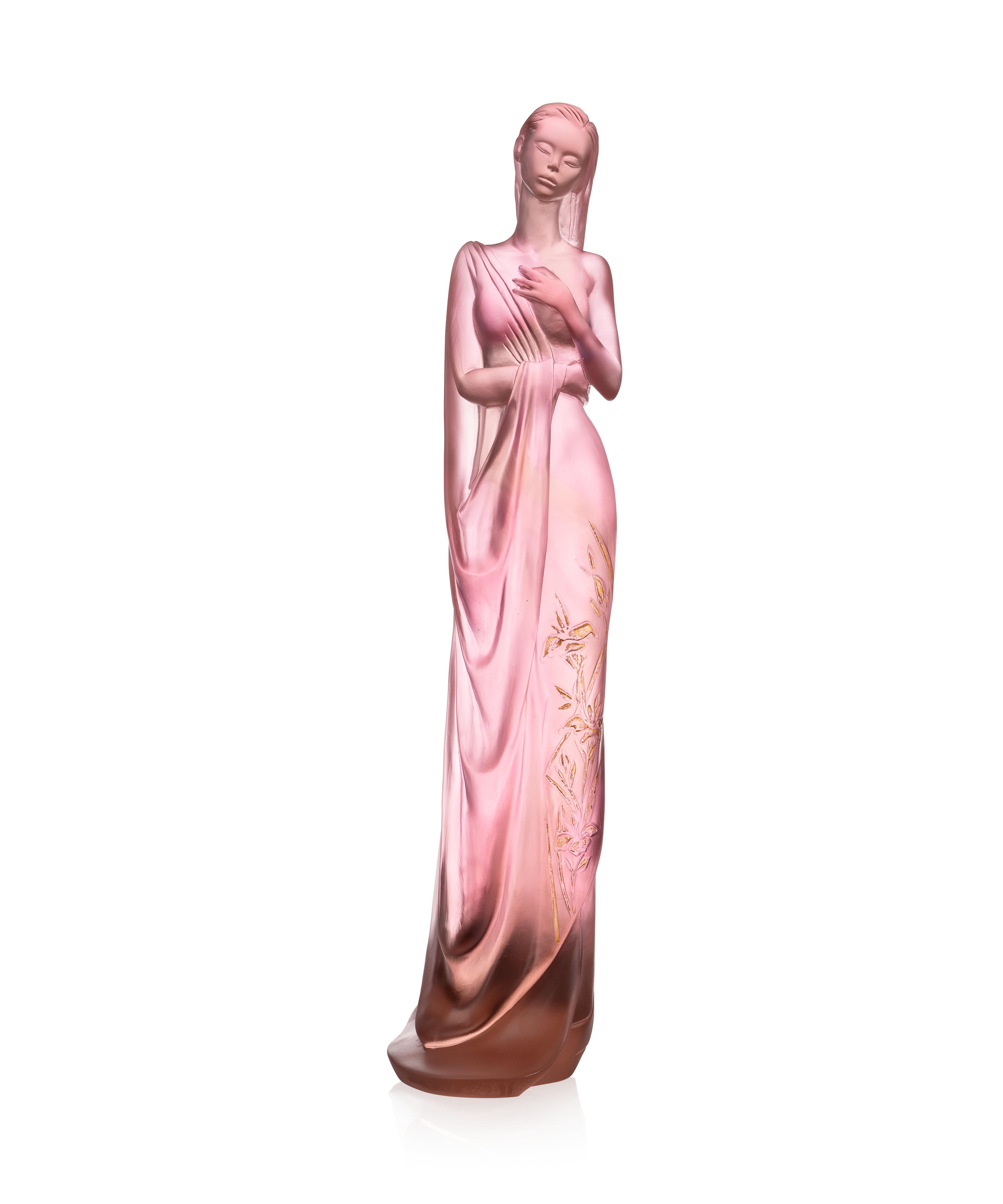 Pink and gold Lys d'eau by Marie-Paule Deville-Chabrolle 50ex