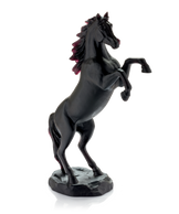 Cheval fougueux Noir 500ex