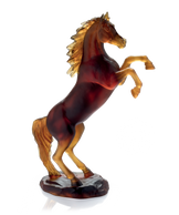 Cheval fougueux Ambre brun 500ex