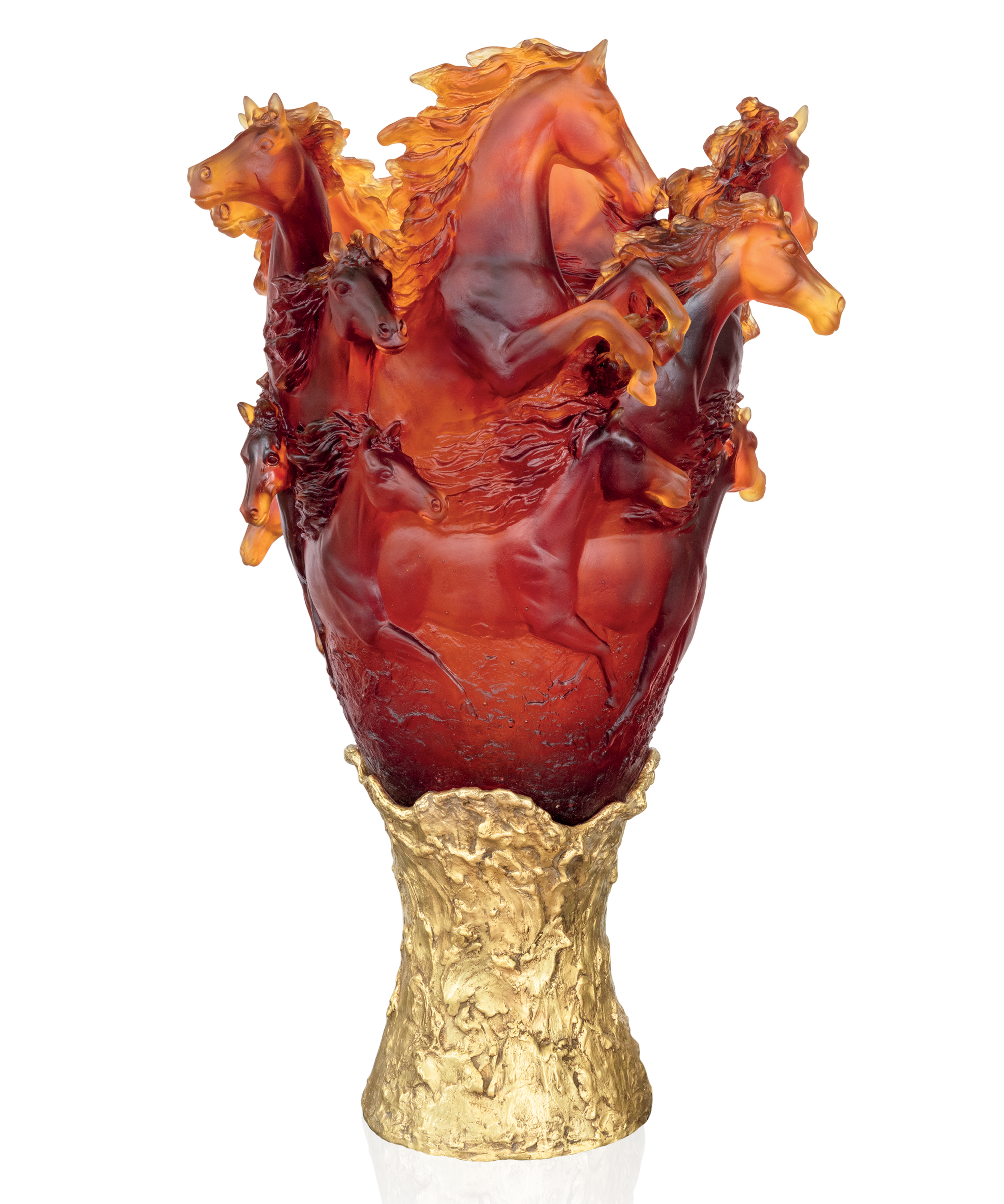 Cavalcade Vase prestige Ambre 50ex