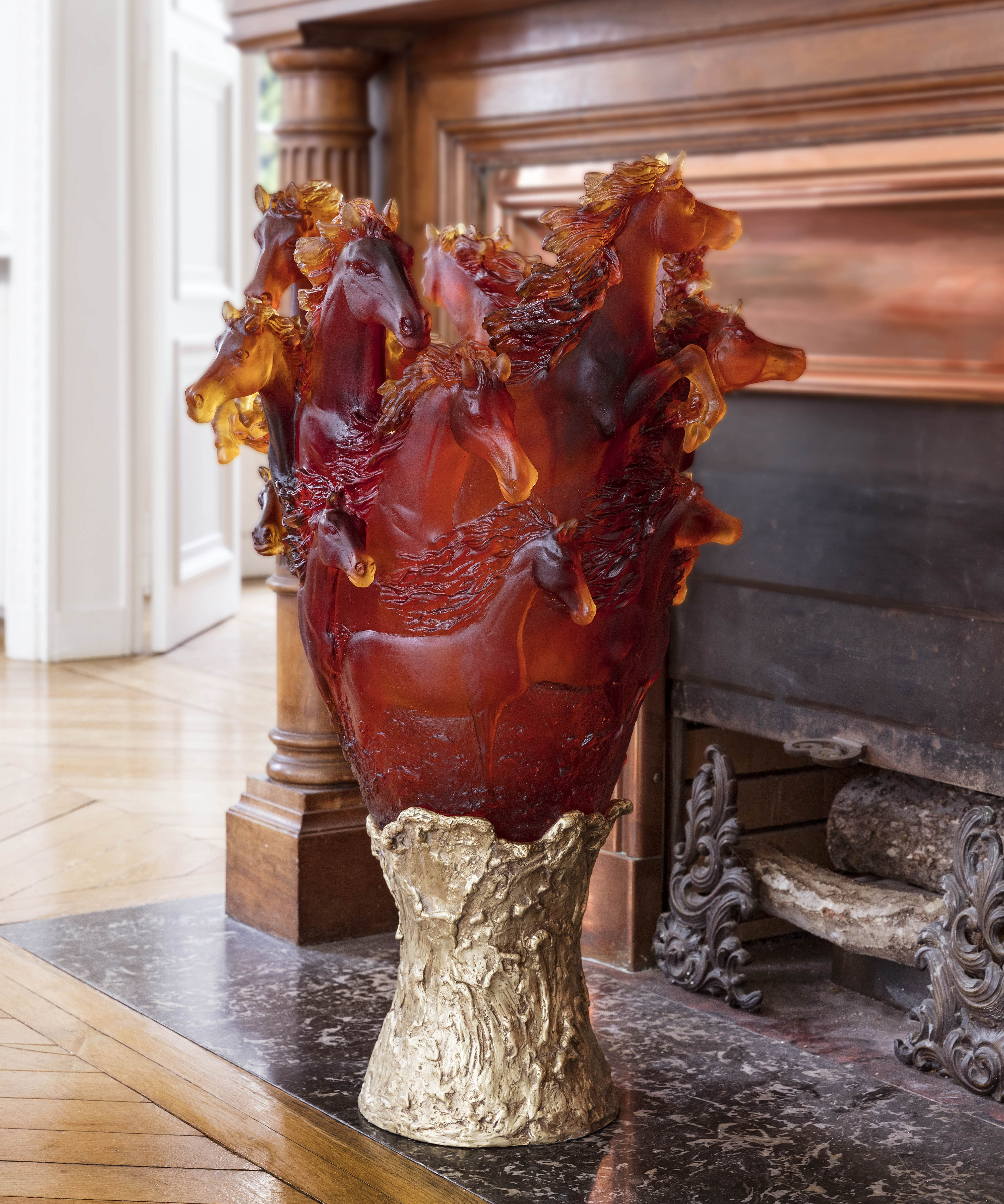 Cavalcade Vase prestige Ambre 50ex