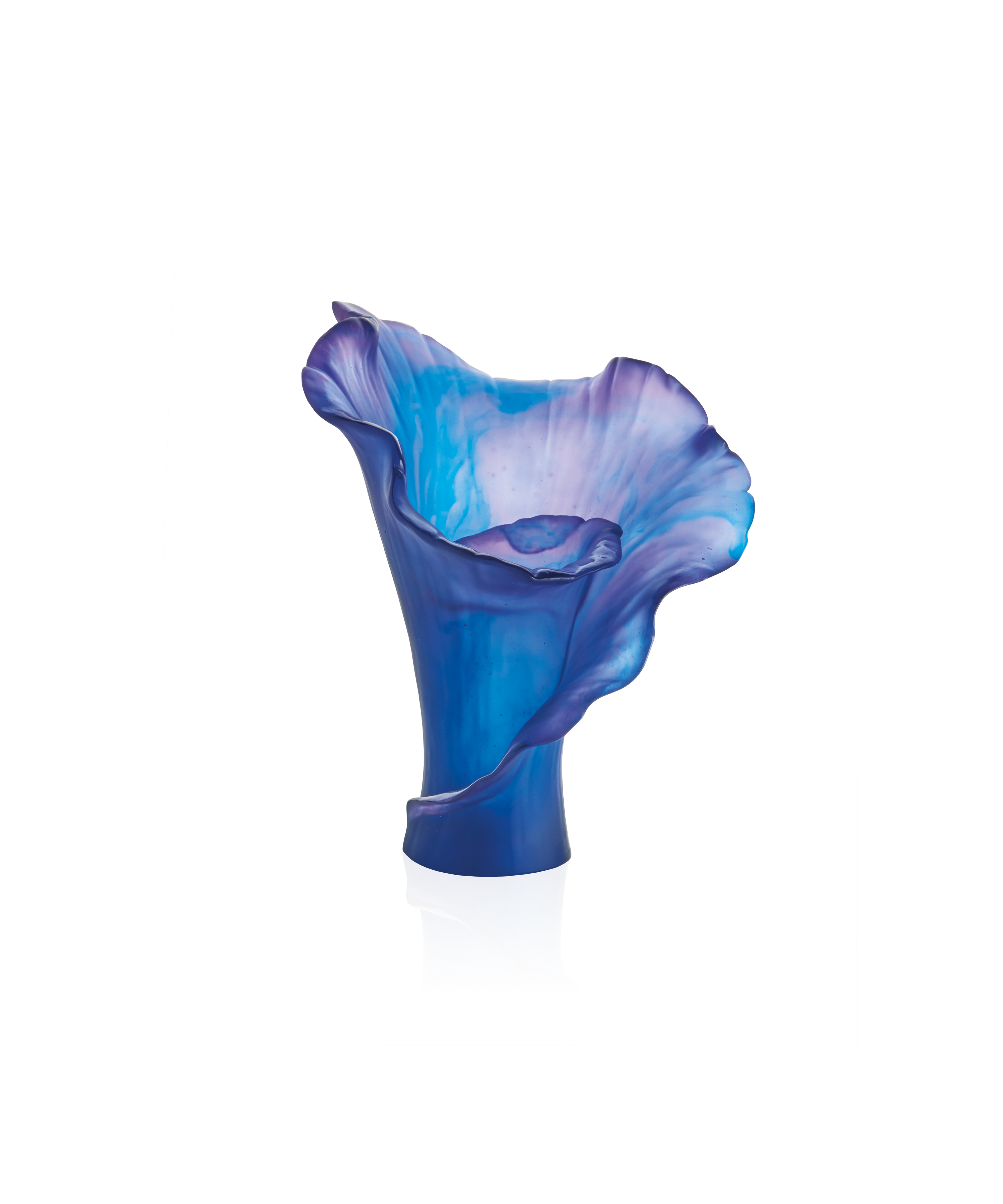 Arum Vase moyen modèle Bleu nuit