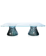 Végétale Table basse grand modèle Bleu-gris