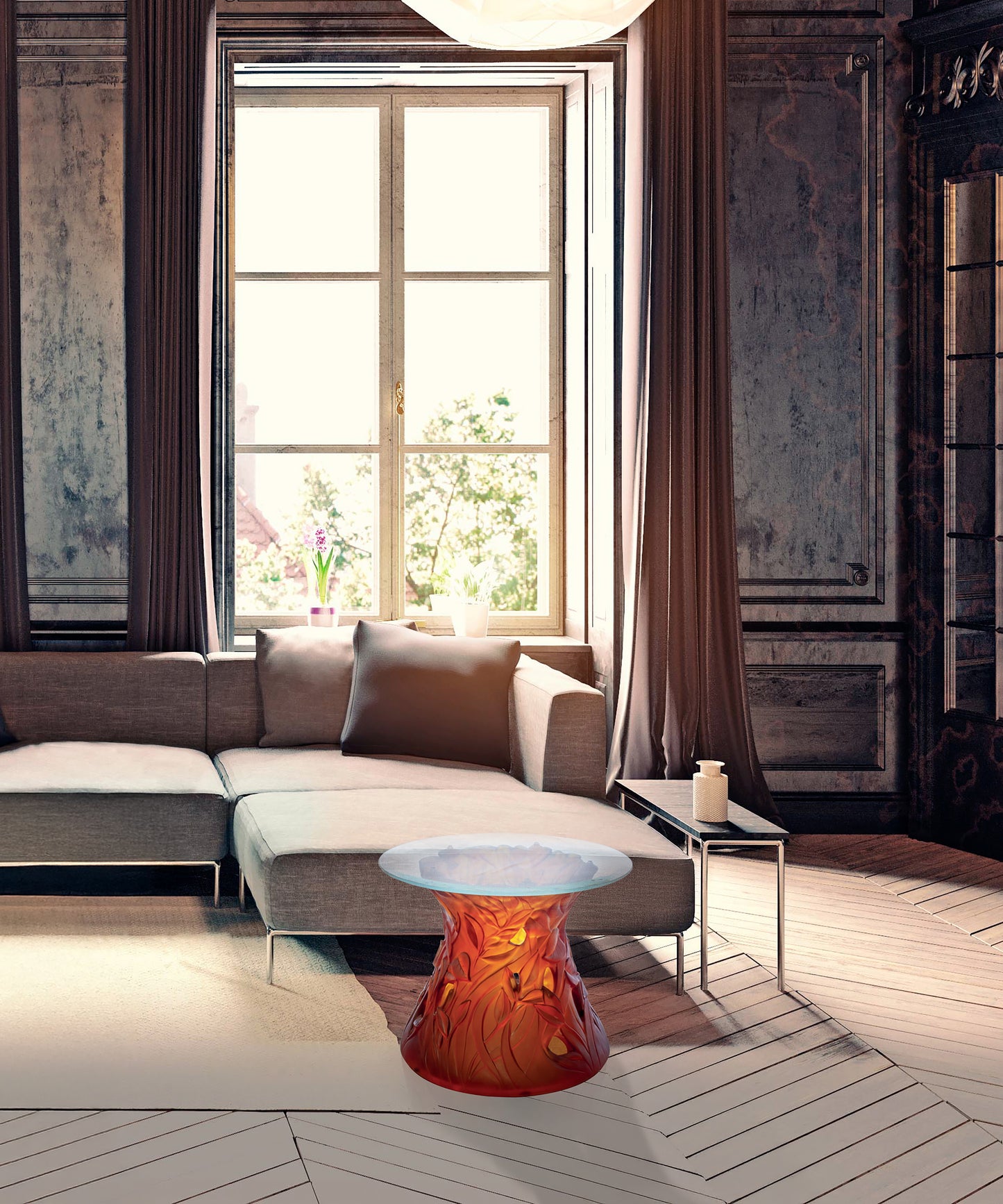 Végétale Side table Amber