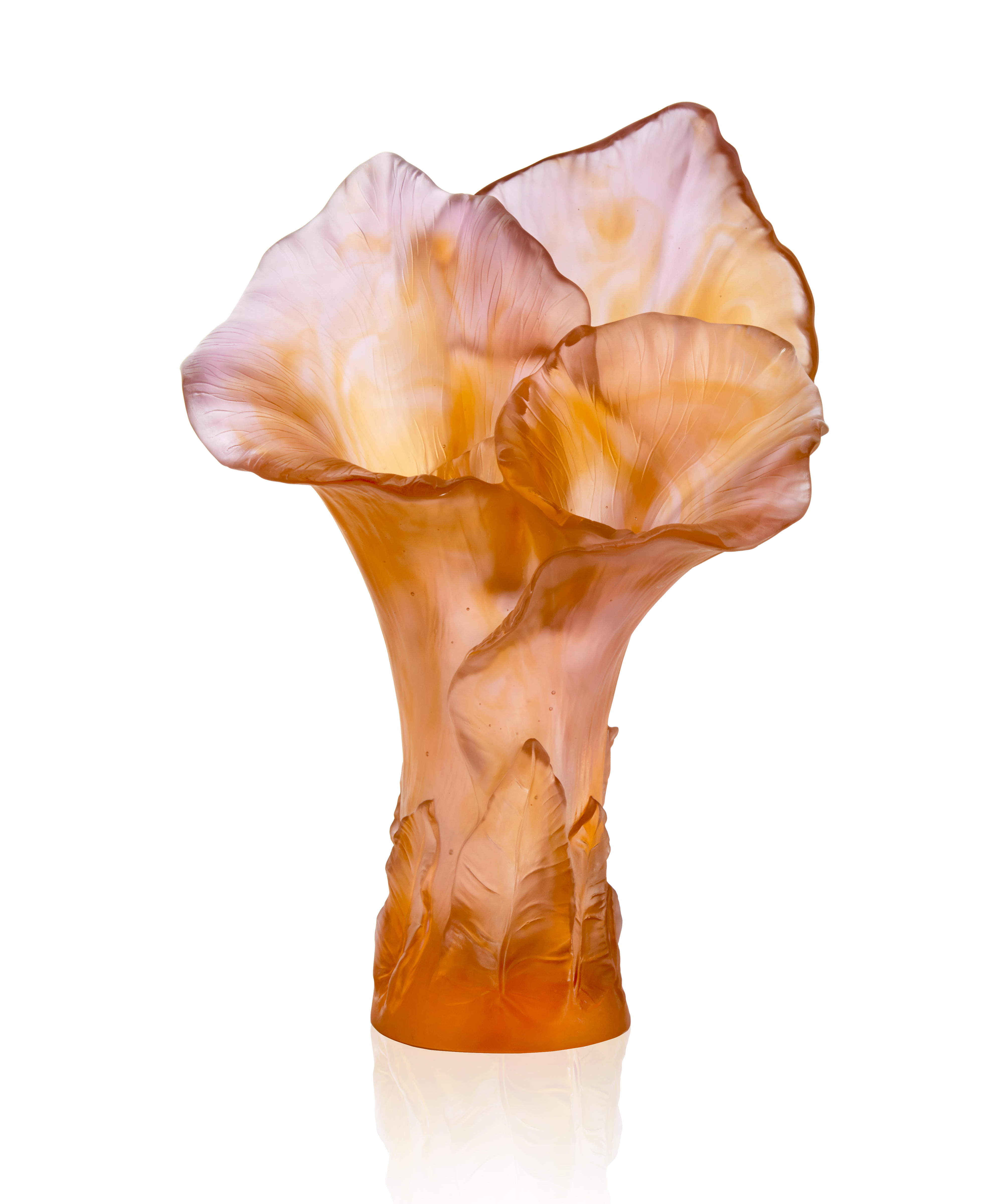 Arum Vase magnum Ambre-rose