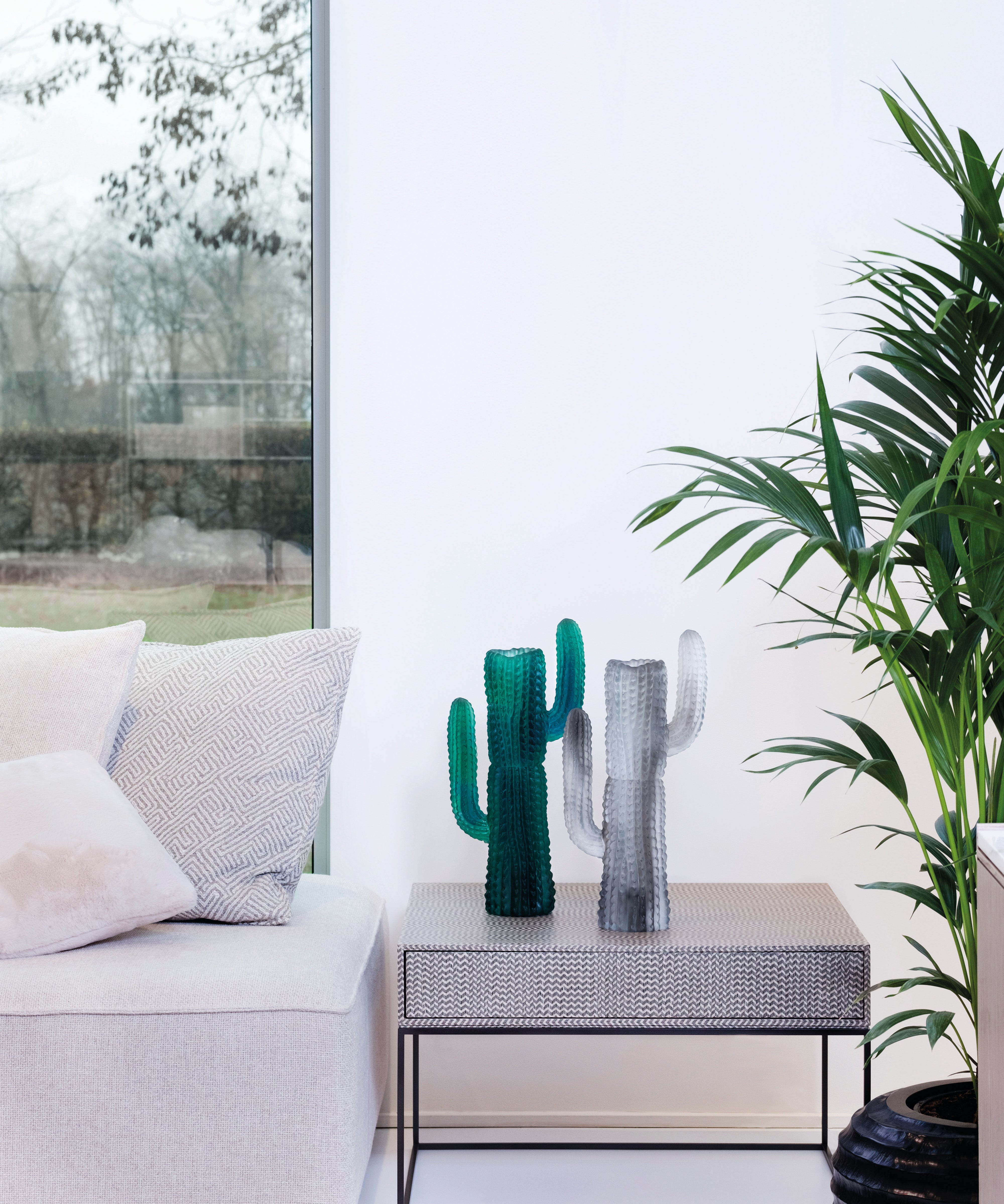 Jardin de Cactus Vase Vert de Emilio Robba