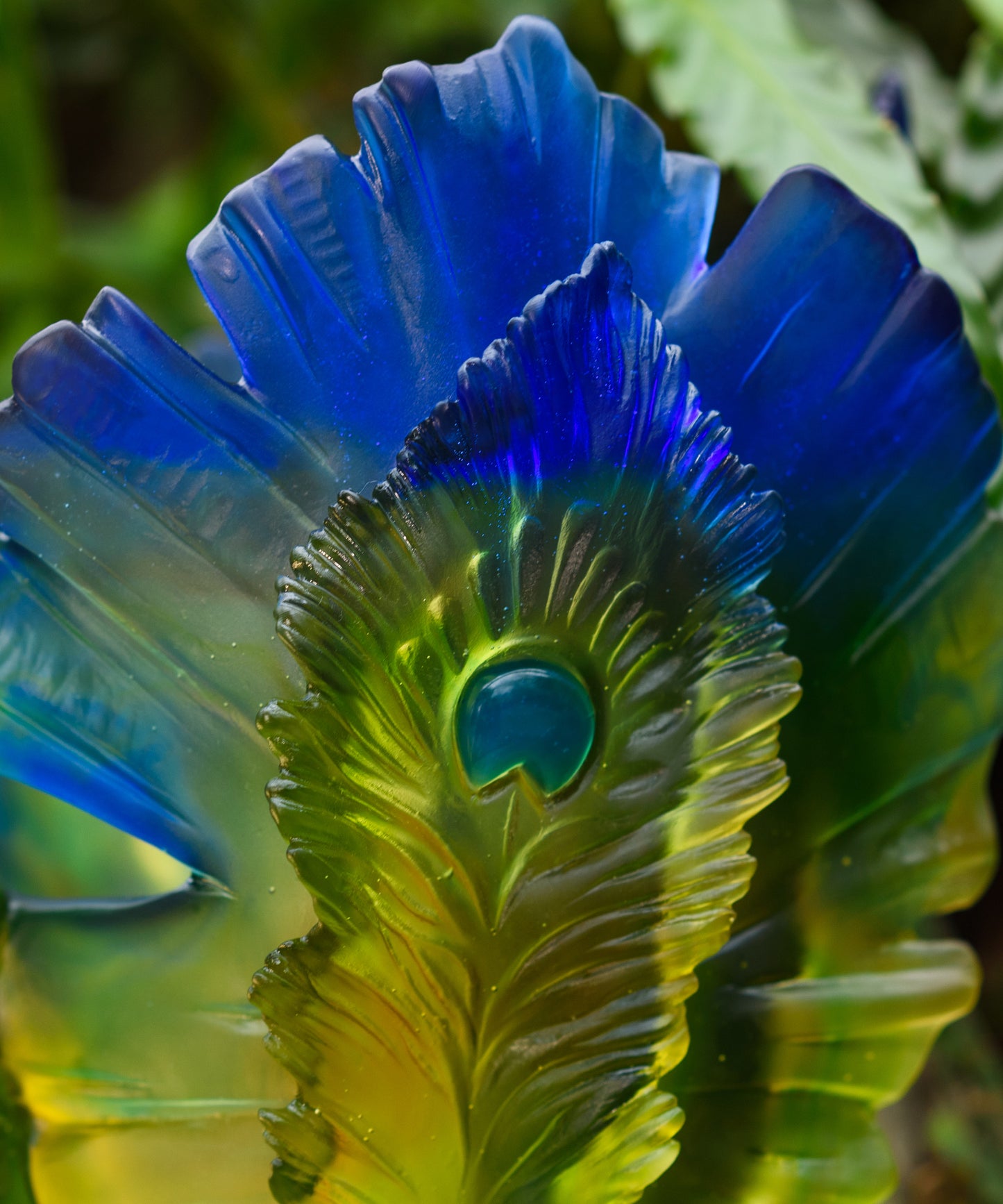 Fleur de Paon Exotique Vase grand modèle 125ex