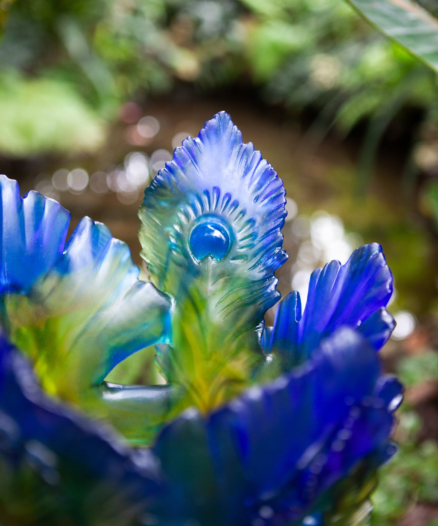 Fleur de Paon Exotique Vase grand modèle 125ex